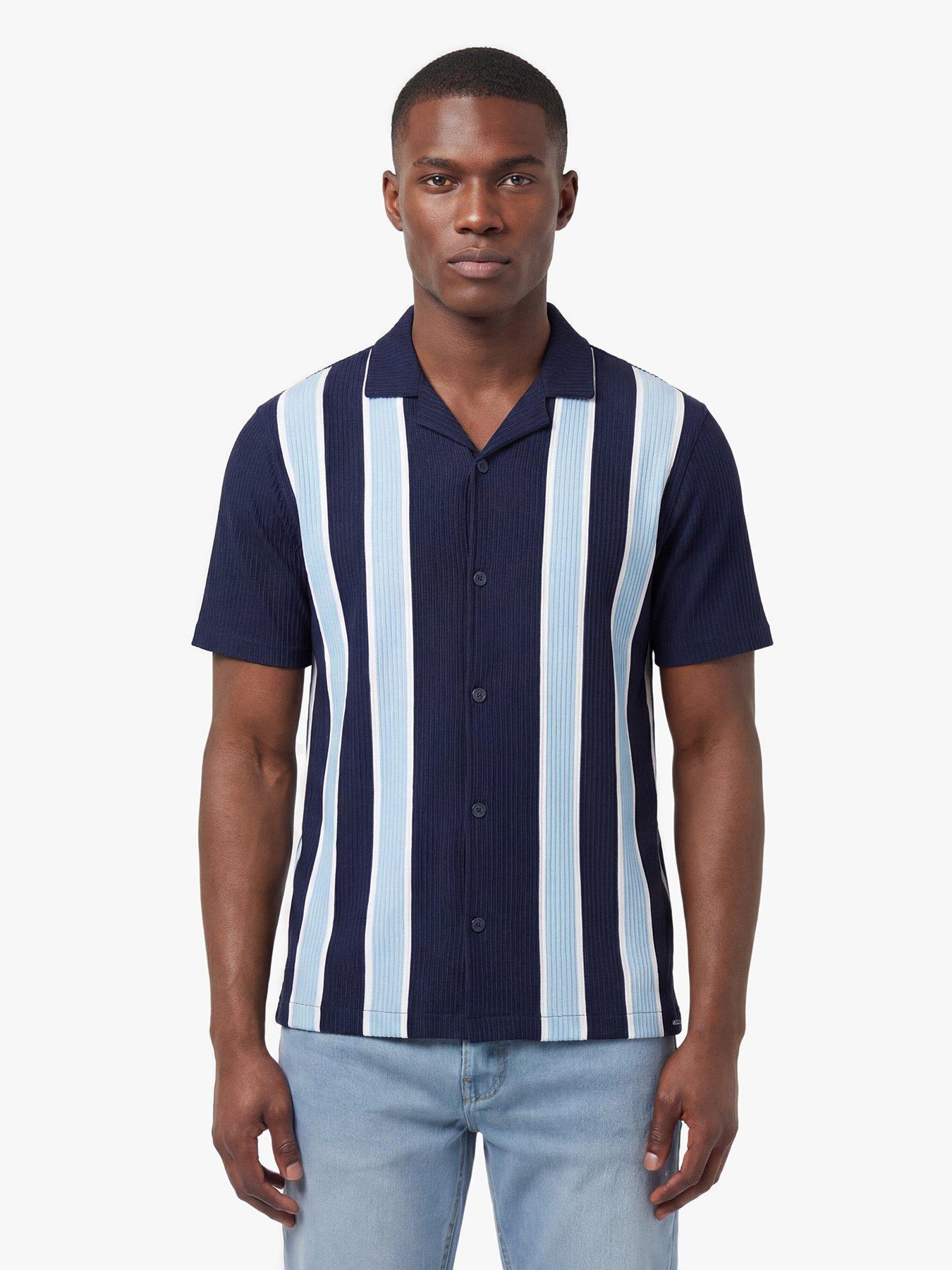 Luke 1977 Gwithian Short Sleeve Shirt - Navy