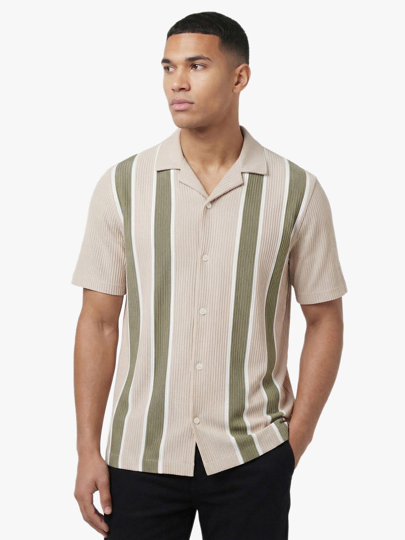 Image 1 of 7 of Luke 1977 Gwithian Short Sleeve Shirt - Beige