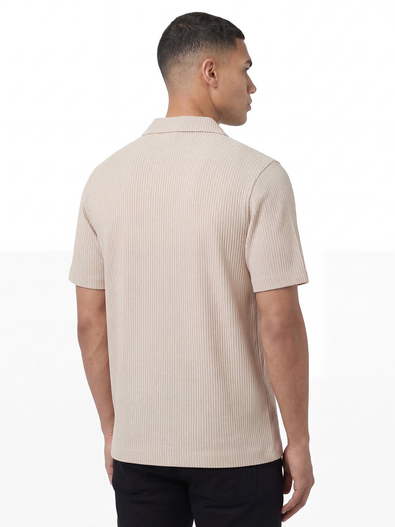 Image 2 of 7 of Luke 1977 Gwithian Short Sleeve Shirt - Beige