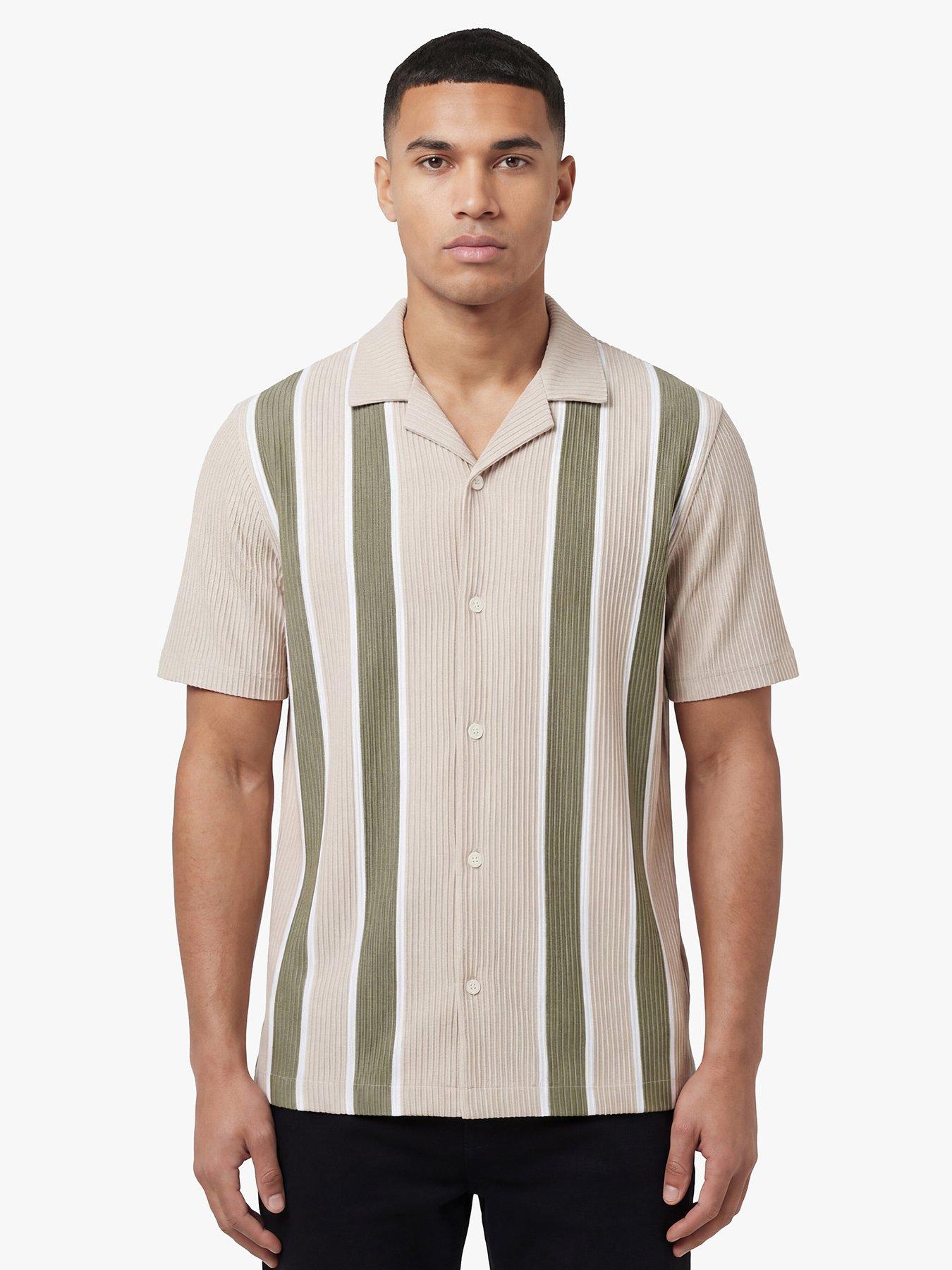 Image 3 of 7 of Luke 1977 Gwithian Short Sleeve Shirt - Beige