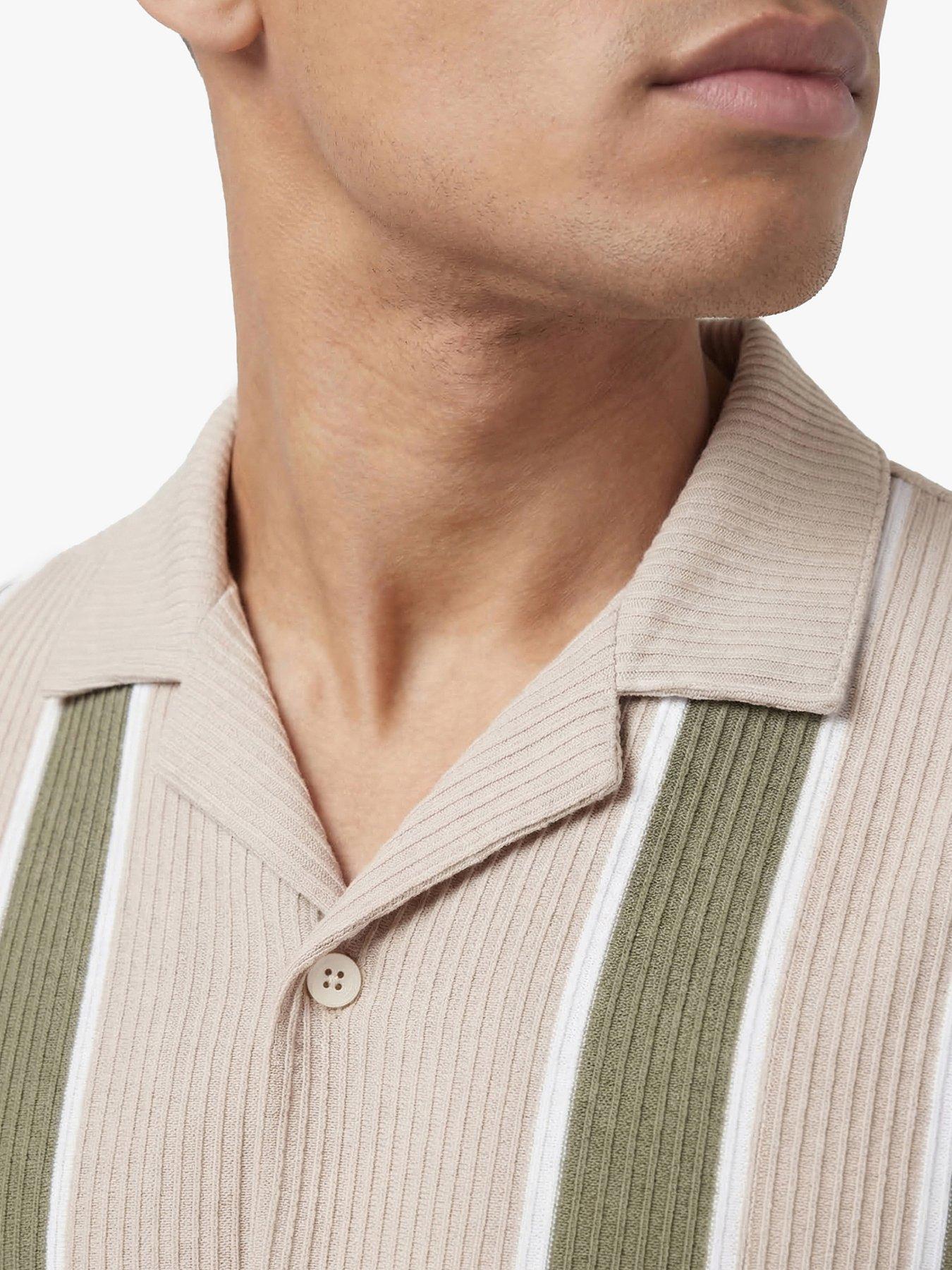 Image 4 of 7 of Luke 1977 Gwithian Short Sleeve Shirt - Beige