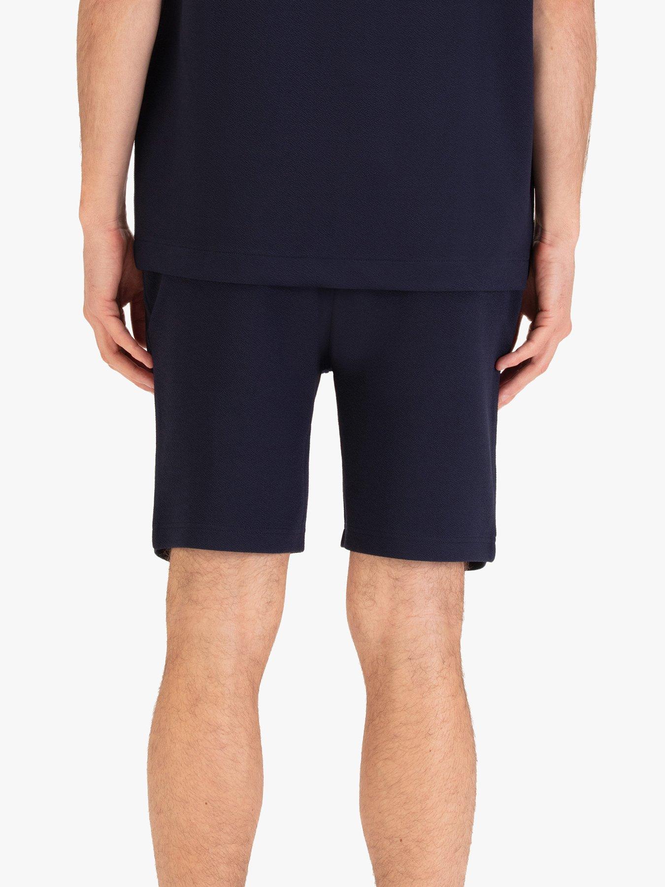 Image 2 of 7 of Luke 1977 Paraga Crinkle Shorts - Navy