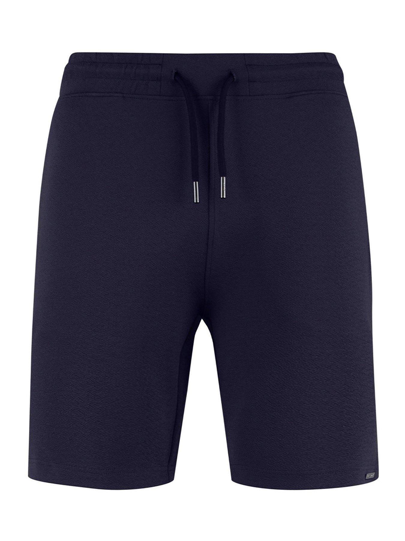 Image 4 of 7 of Luke 1977 Paraga Crinkle Shorts - Navy