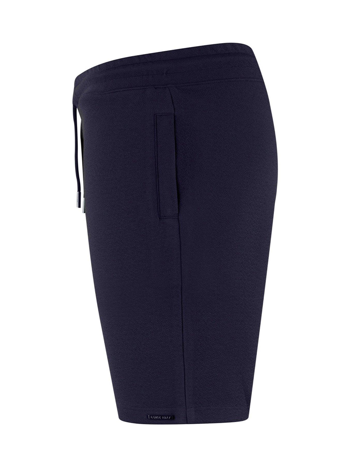 Image 6 of 7 of Luke 1977 Paraga Crinkle Shorts - Navy