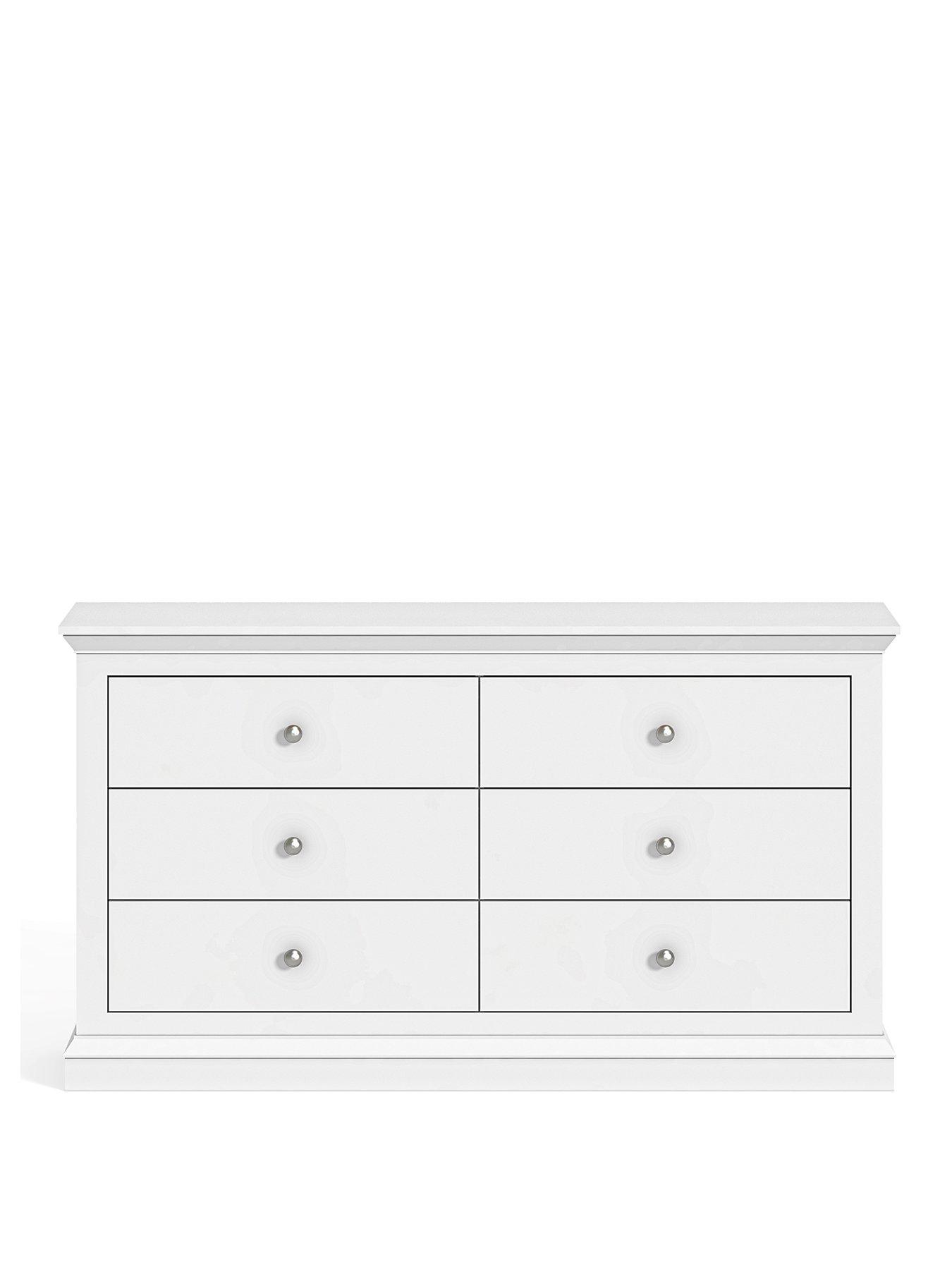 Image 2 of 7 of The Very Collection Hanna 3&nbsp;+ 3 Drawer Chest - White