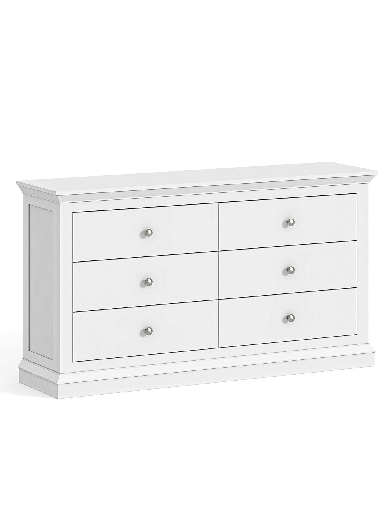 Image 3 of 7 of The Very Collection Hanna 3&nbsp;+ 3 Drawer Chest - White