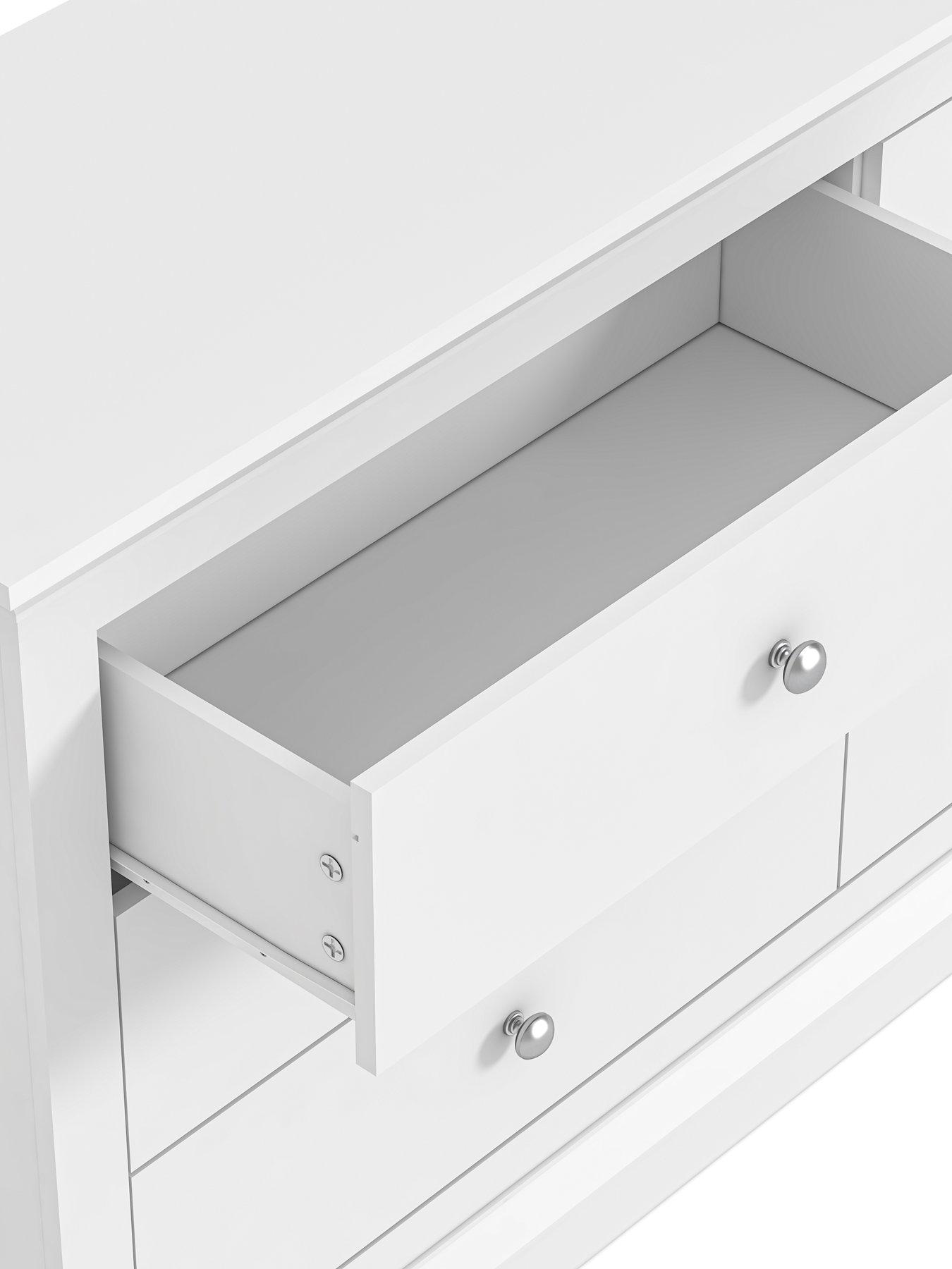 Image 4 of 7 of The Very Collection Hanna 3&nbsp;+ 3 Drawer Chest - White