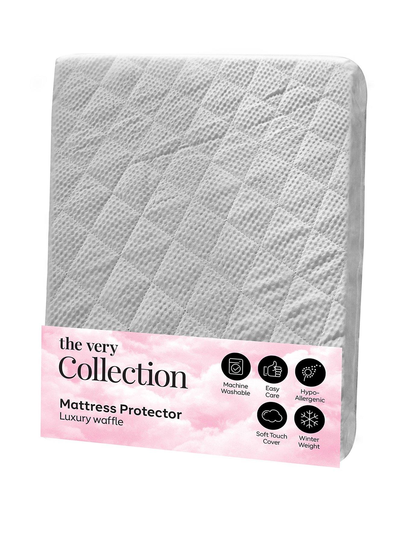 Image 2 of 5 of The Very Collection Luxury Waffle Mattress Protector Single
