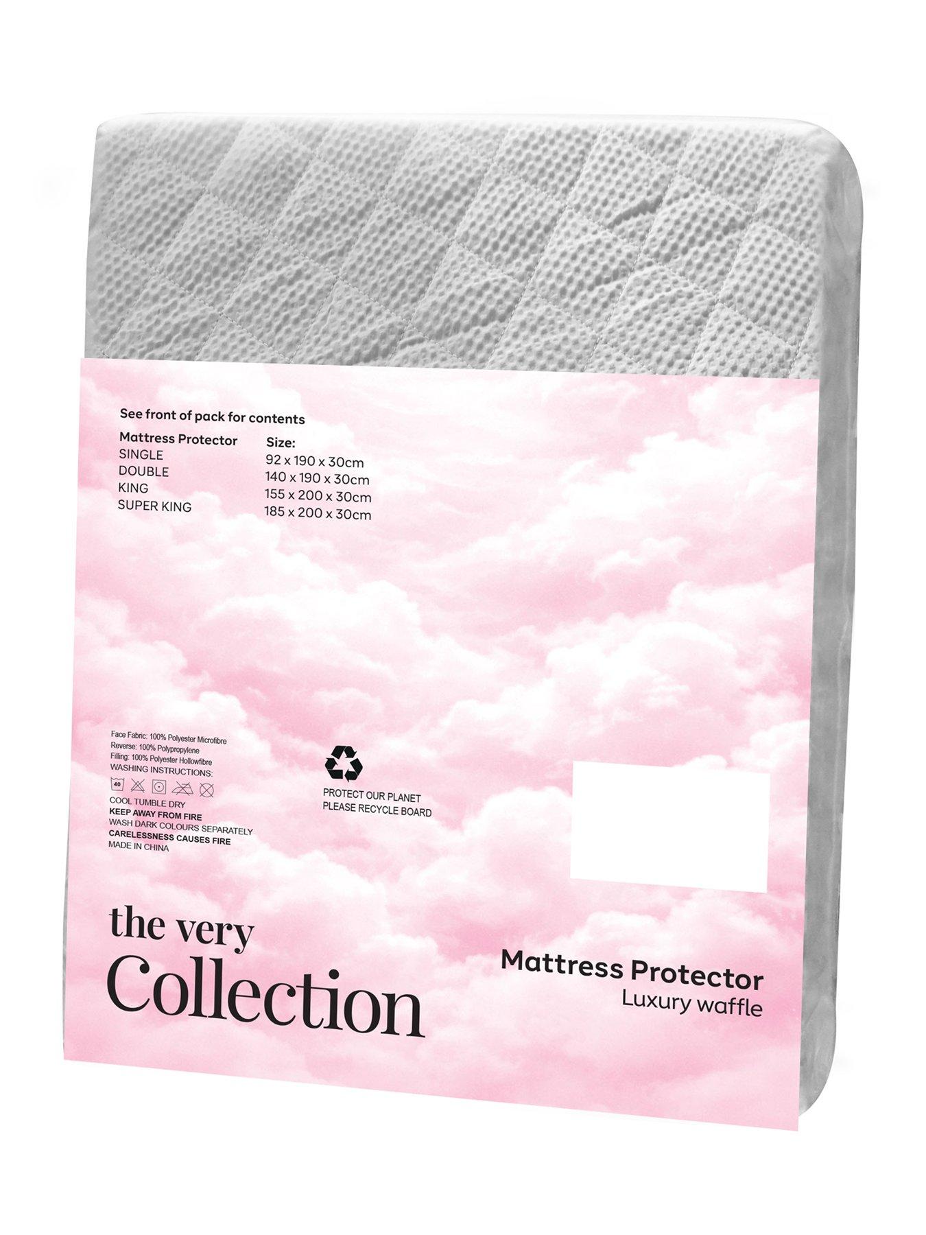 Image 5 of 5 of The Very Collection Luxury Waffle Mattress Protector Single