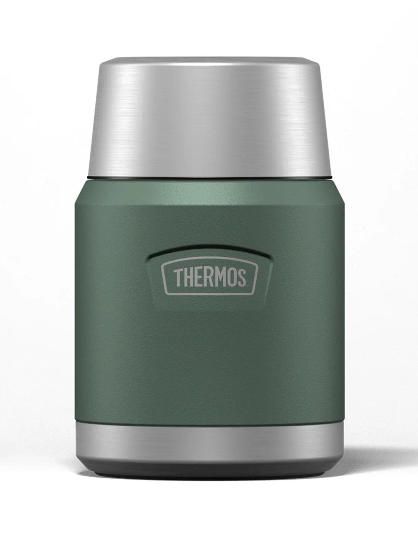 Image 2 of 6 of Thermos Icon Series Stainless Steel Food Flask 470ml With Spoon - Green