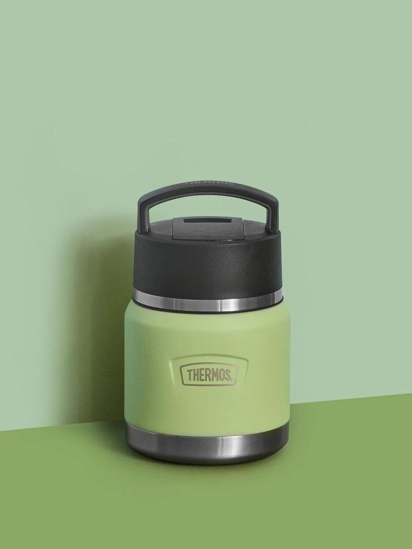 Thermos Icon Series Food Flask 355ml With Handle Lime Green