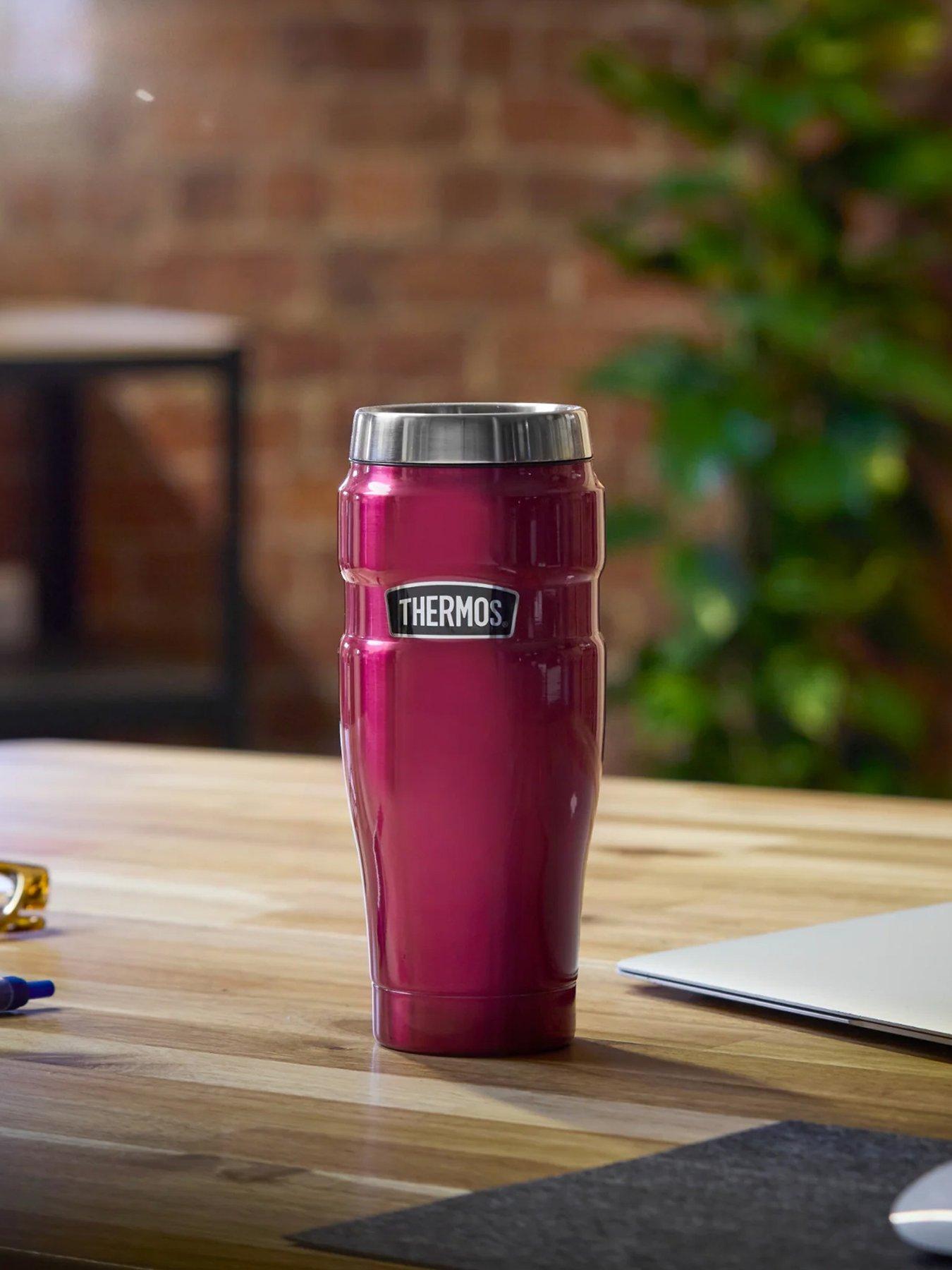 Thermos Stainless Steel King Tumbler 470ml Raspberry