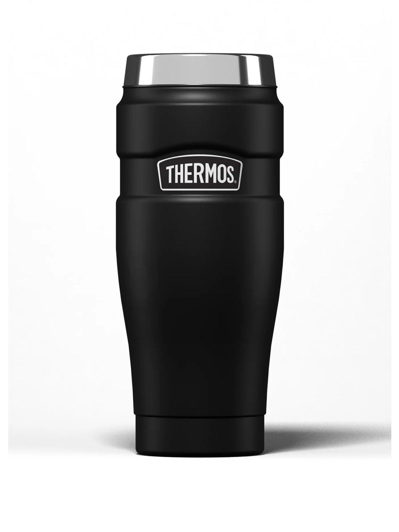 Image 2 of 5 of Thermos Stainless Steel King Travel Tumbler 470ml Matt Black