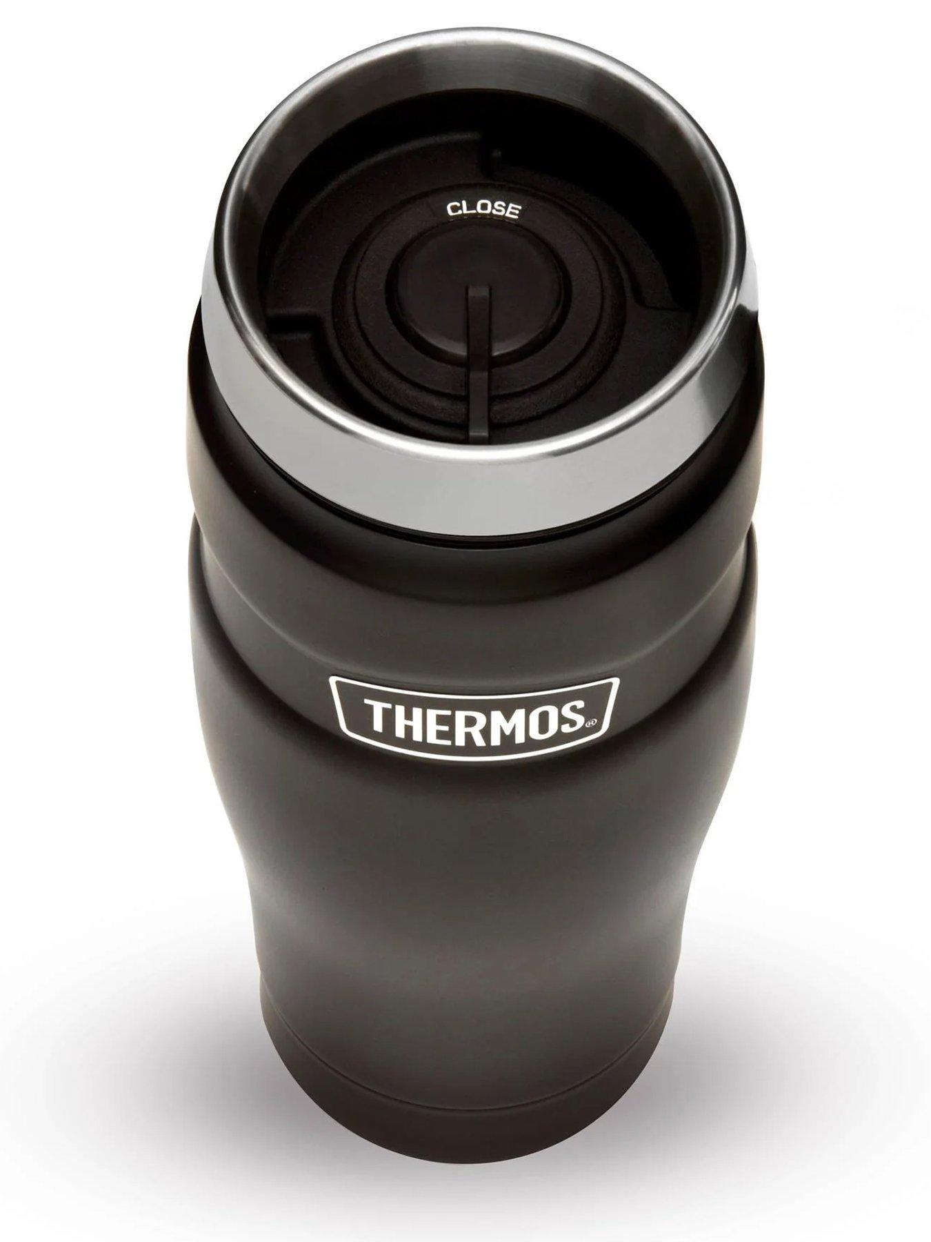 Image 3 of 5 of Thermos Stainless Steel King Travel Tumbler 470ml Matt Black