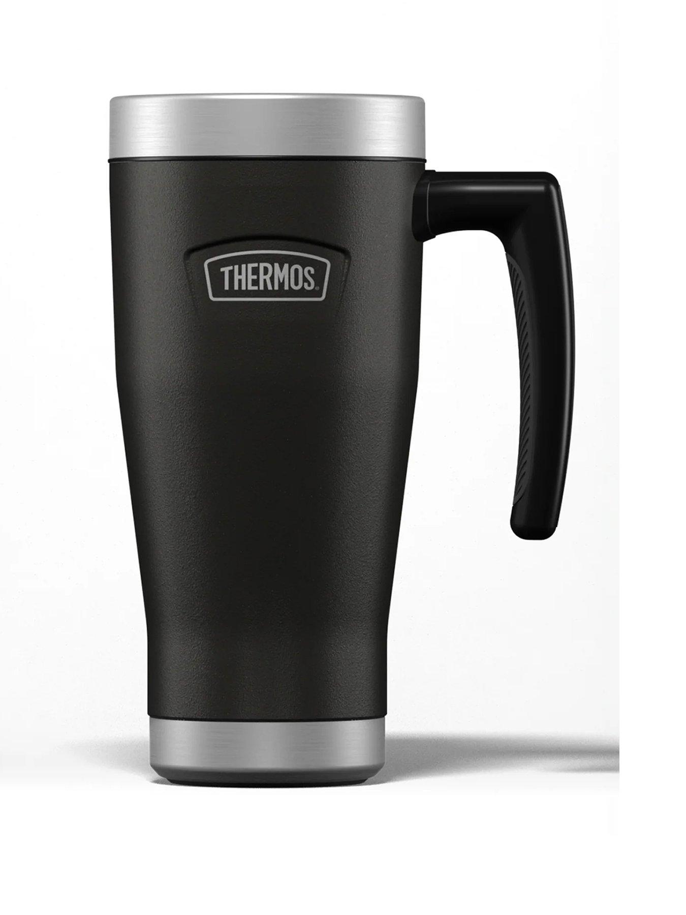 Image 2 of 6 of Thermos Icon Series Stainless Steel Travel Mug 470ml Granite Black