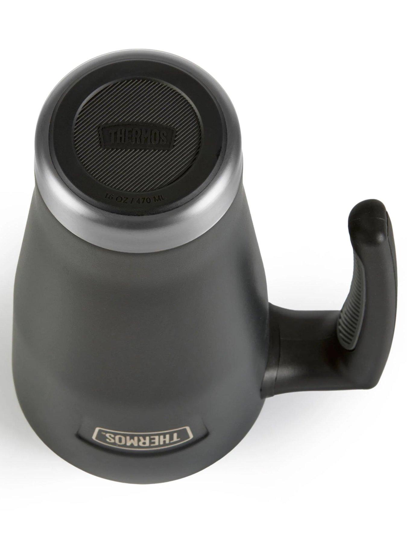 Image 5 of 6 of Thermos Icon Series Stainless Steel Travel Mug 470ml Granite Black