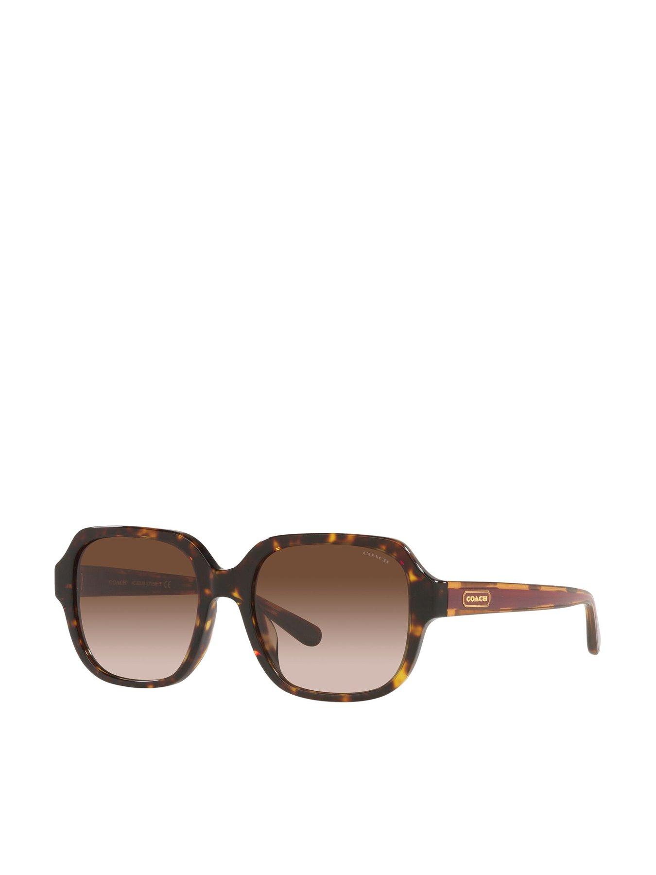 Image 1 of 5 of COACH 0Hc8335U Sunglasses - Dark Havana