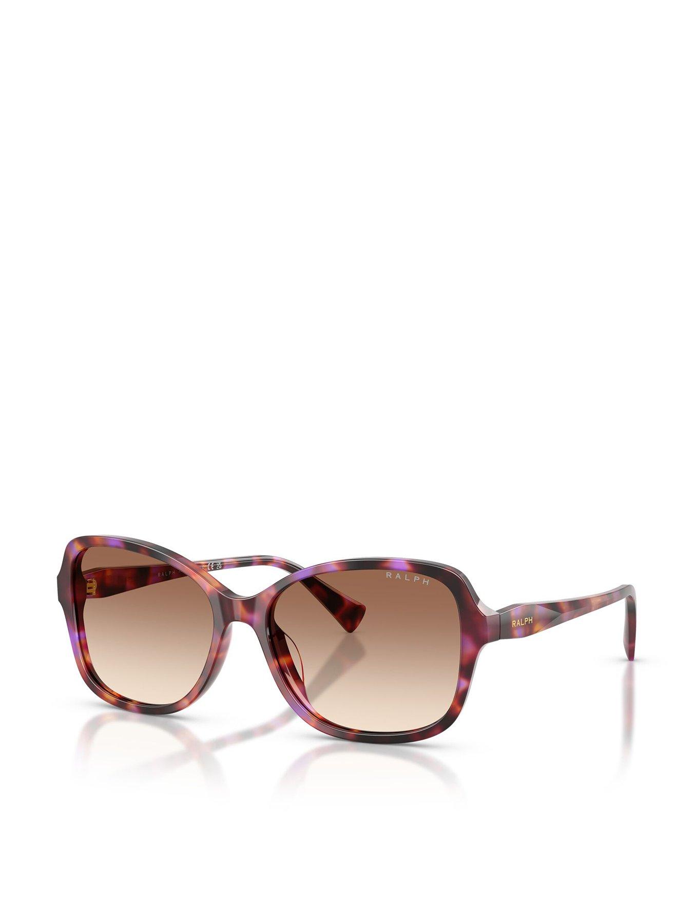 Image 1 of 5 of Ralph 0RA5351U Round Sunglasses - Havana Brown