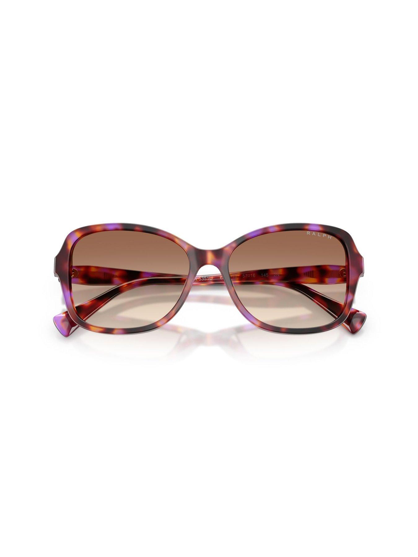 Image 4 of 5 of Ralph 0RA5351U Round Sunglasses - Havana Brown