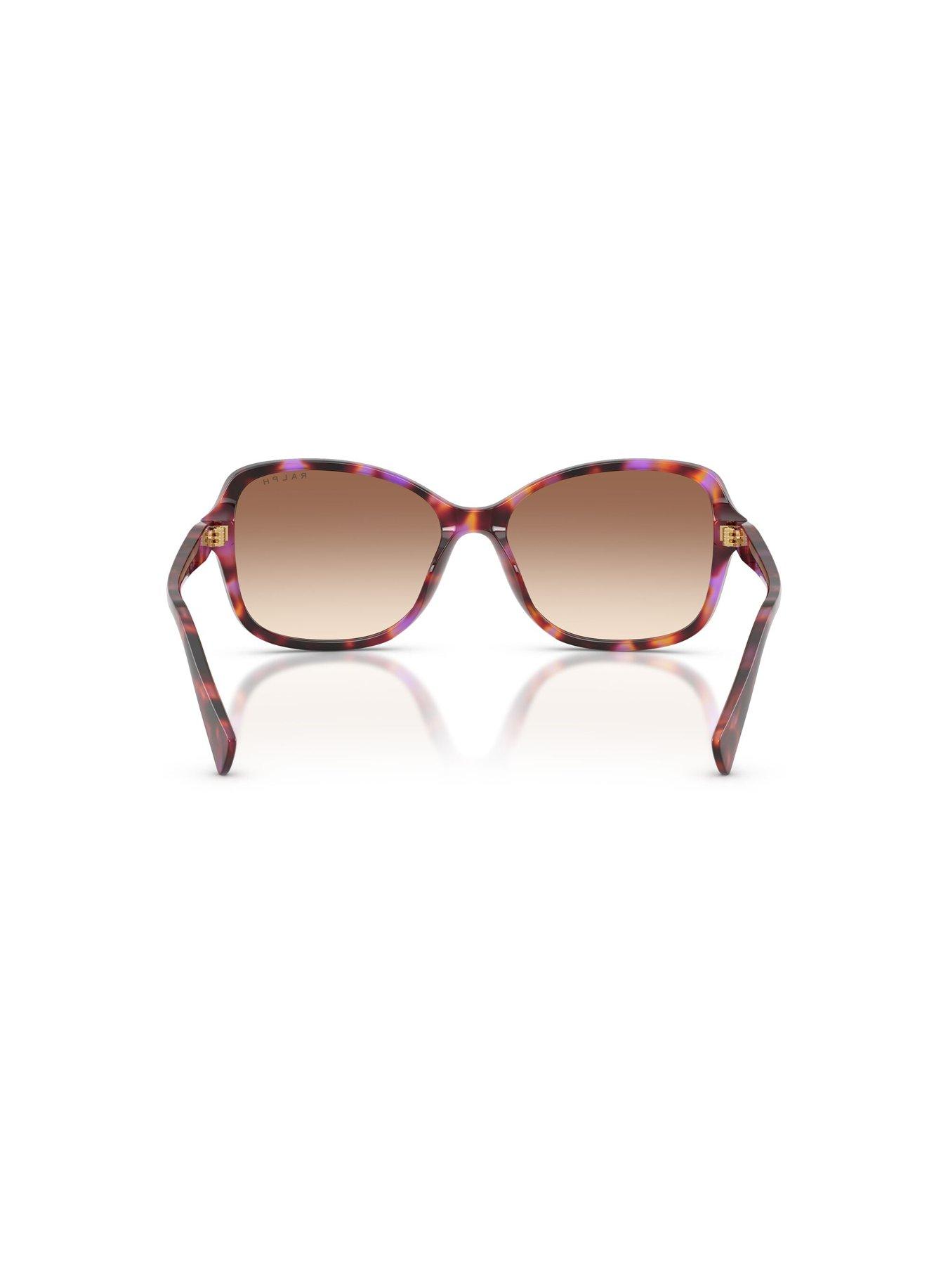 Image 5 of 5 of Ralph 0RA5351U Round Sunglasses - Havana Brown