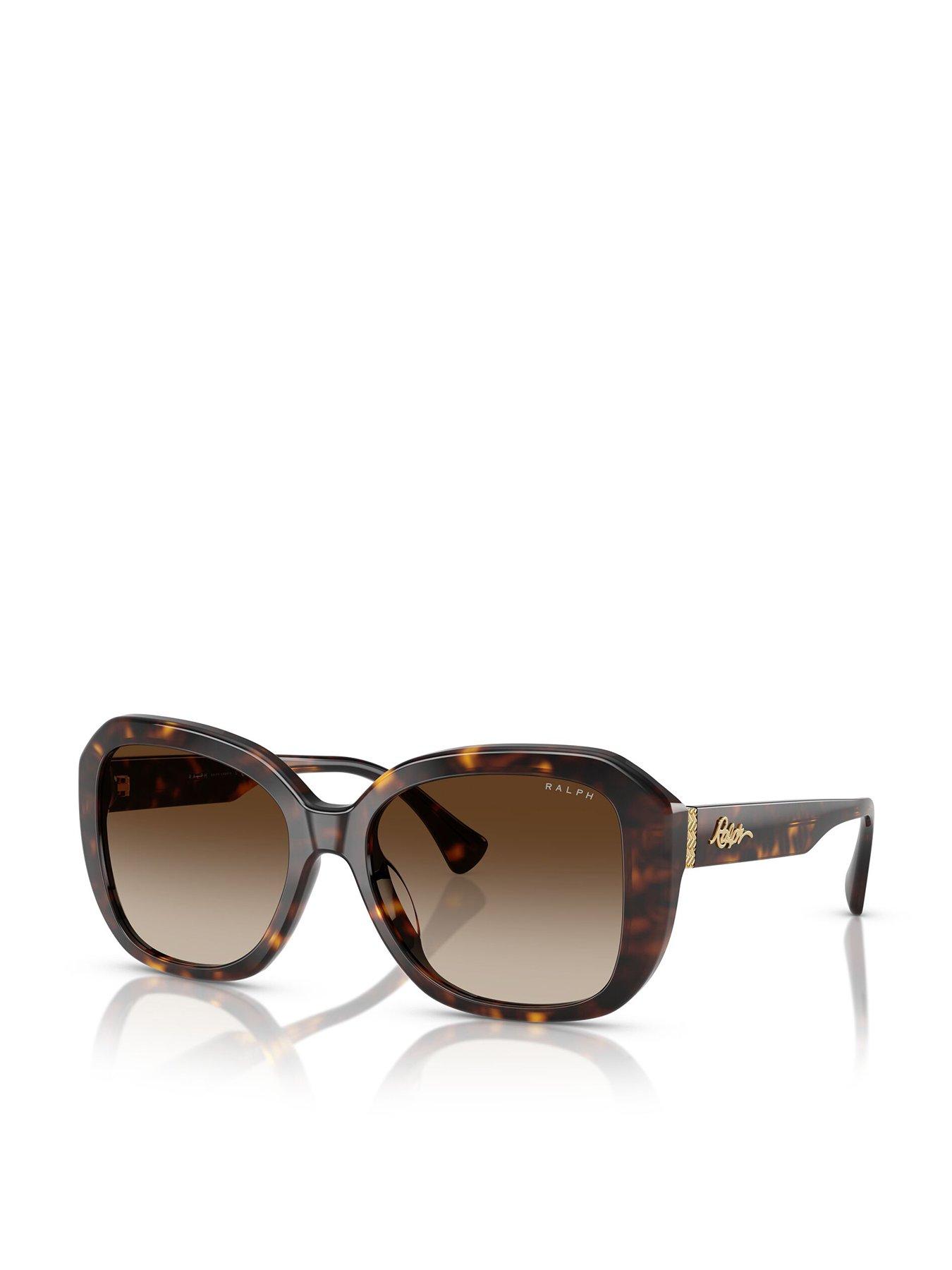  image of ralph-square-sunglasses--dark-havana--0ra5321u
