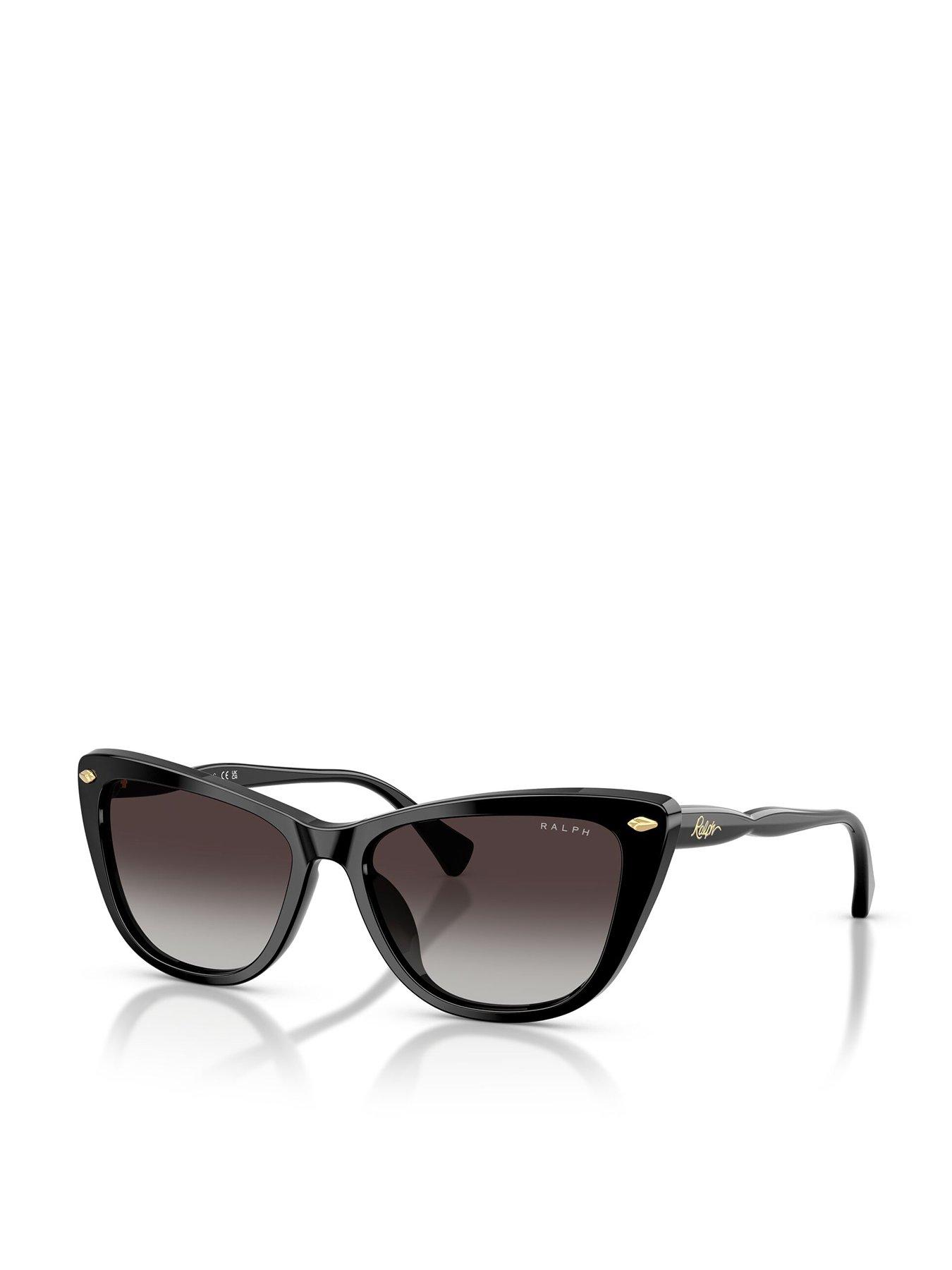 Ralph Black Cat Eye Sunglasses - 0ra5346u - Black