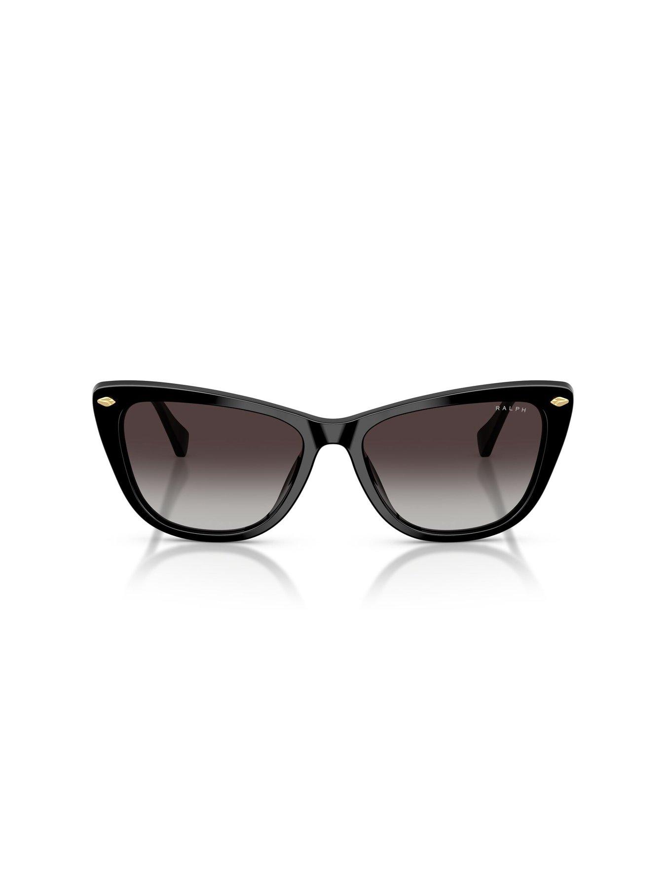  image of ralph-black-cat-eye-sunglasses--0ra5346u
