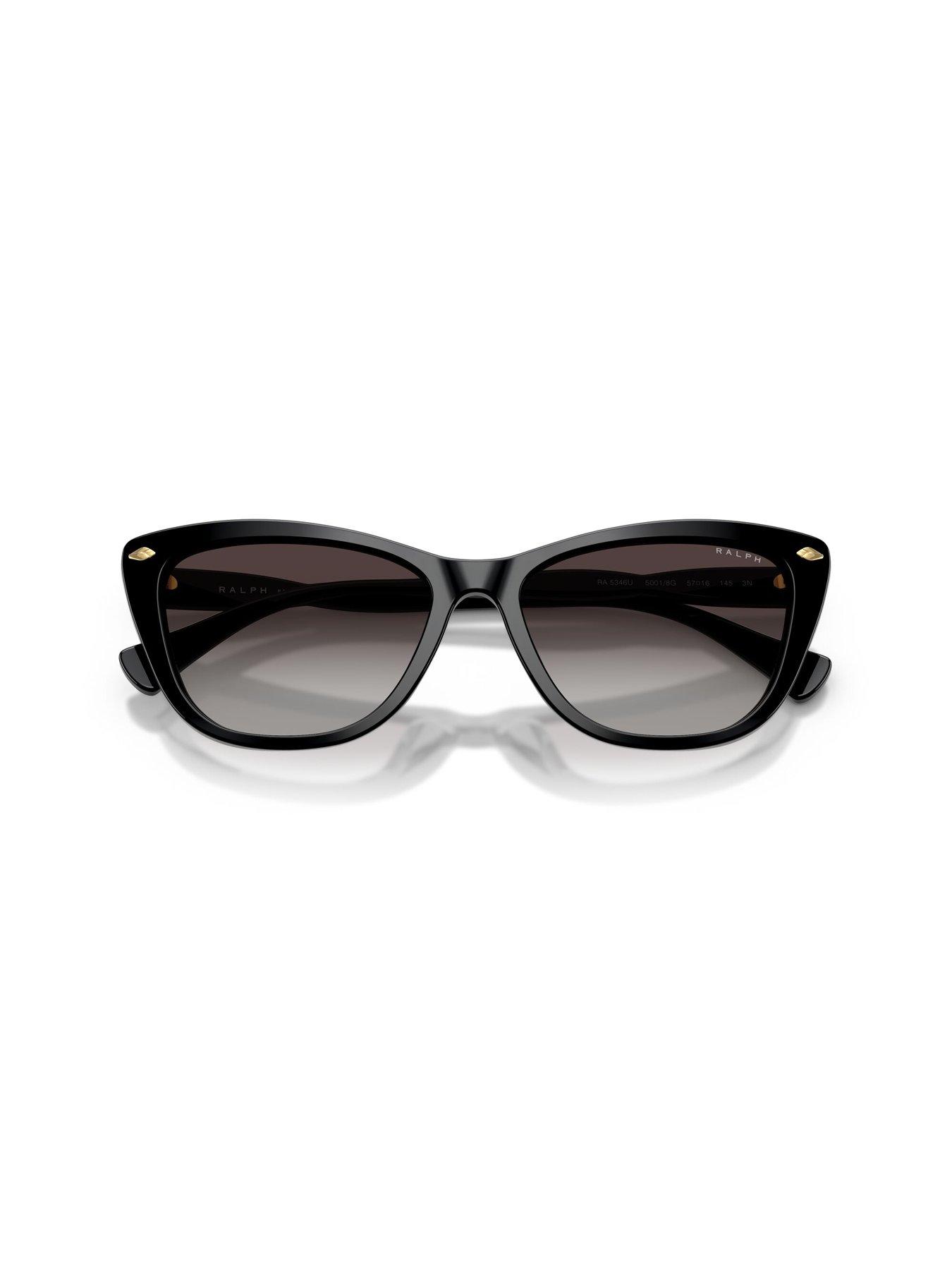  image of ralph-black-cat-eye-sunglasses--0ra5346u
