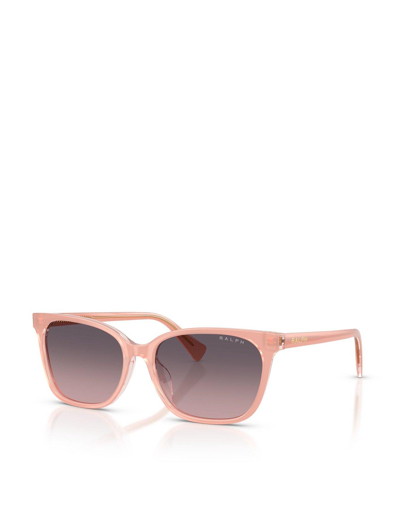 Ralph Pink Frame Square Sunglasses