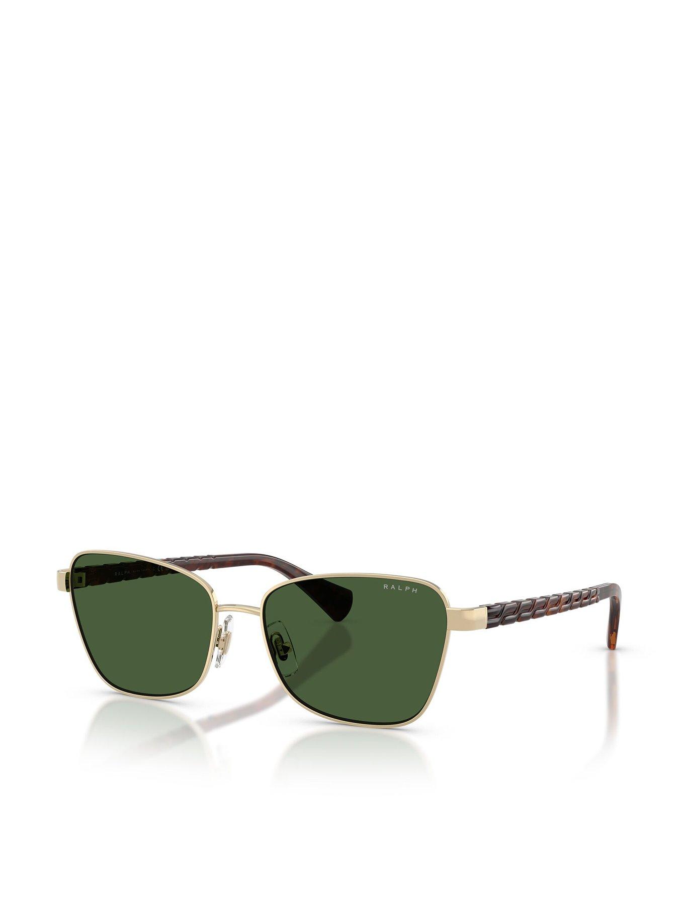Image 1 of 5 of Ralph Classic American Style Sunglasses With Tinted Lens- 0ra4149 - Black