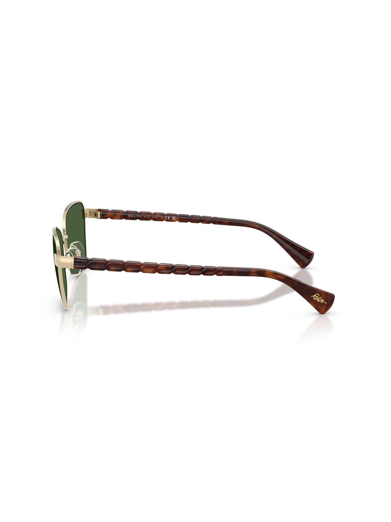 Image 2 of 5 of Ralph Classic American Style Sunglasses With Tinted Lens- 0ra4149 - Black