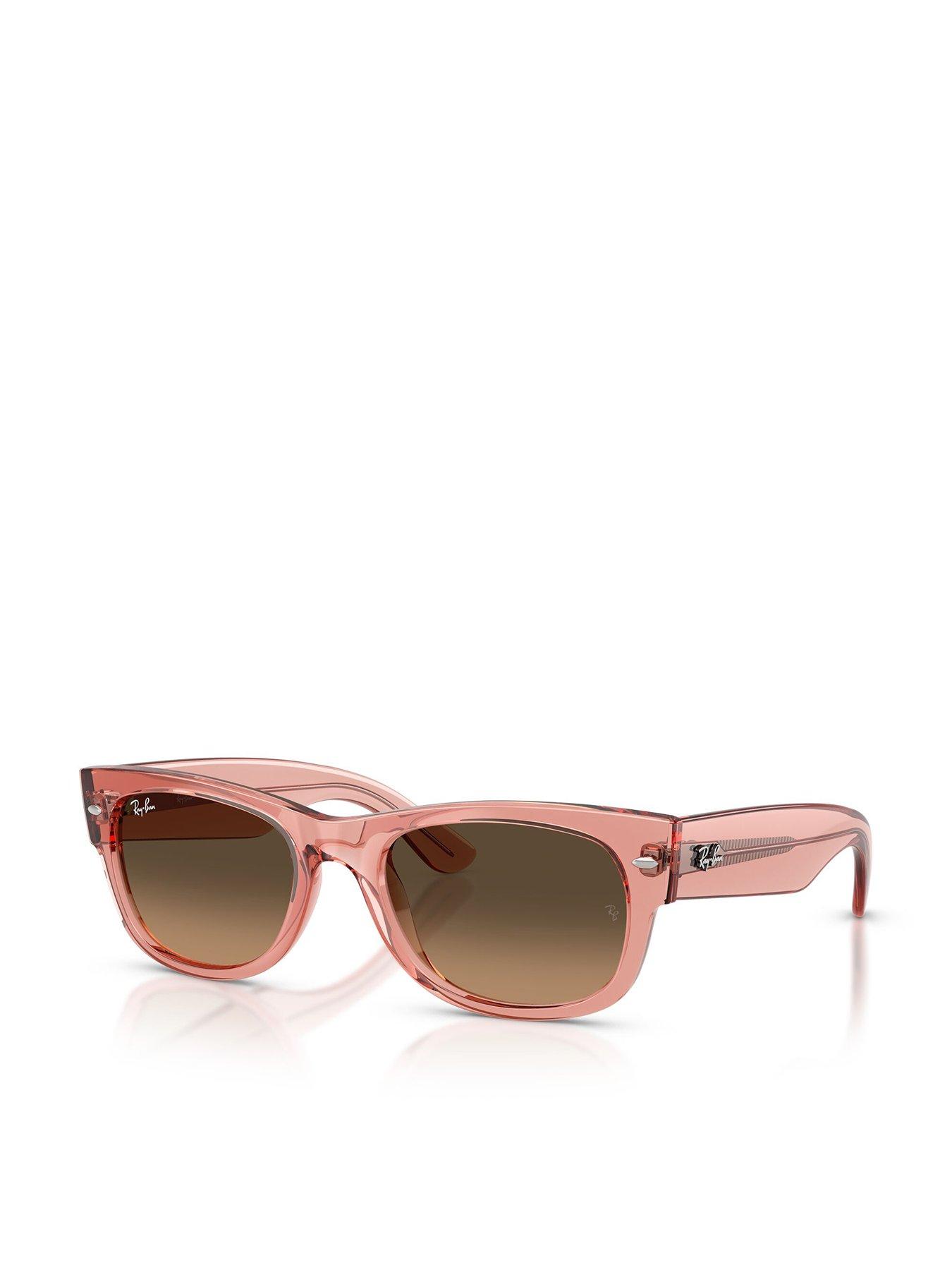 Ray-Ban Wayfarer Sunglasses 0Rb0832S - Pink with Brown Lenses