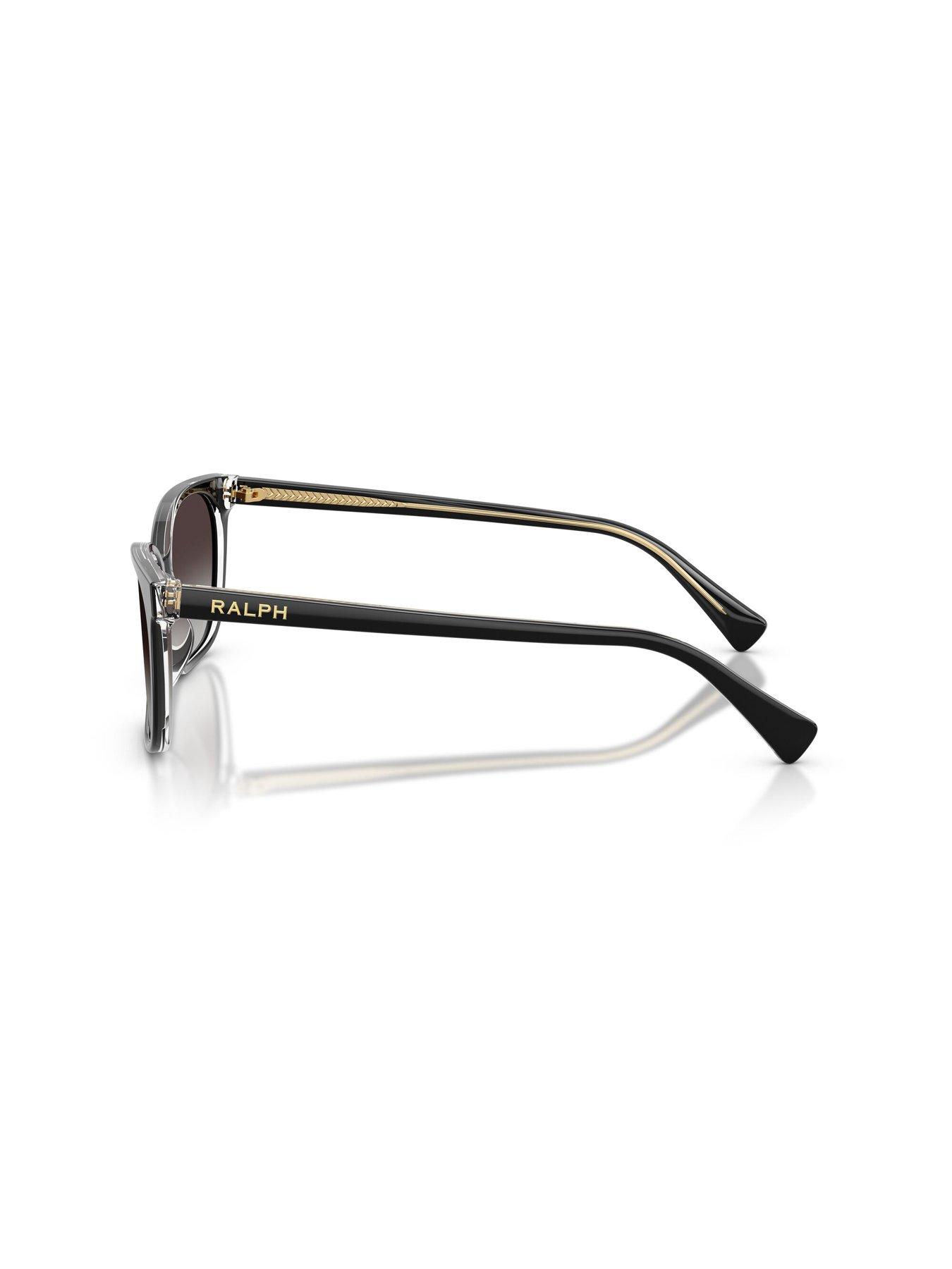 Image 3 of 5 of Ralph Square Black Sunglasses- 0ra5348u
