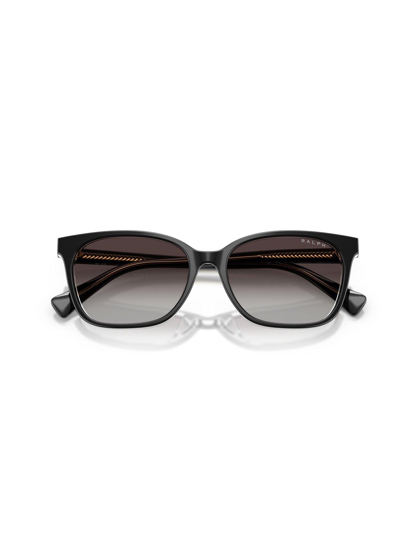 Image 4 of 5 of Ralph Square Black Sunglasses- 0ra5348u
