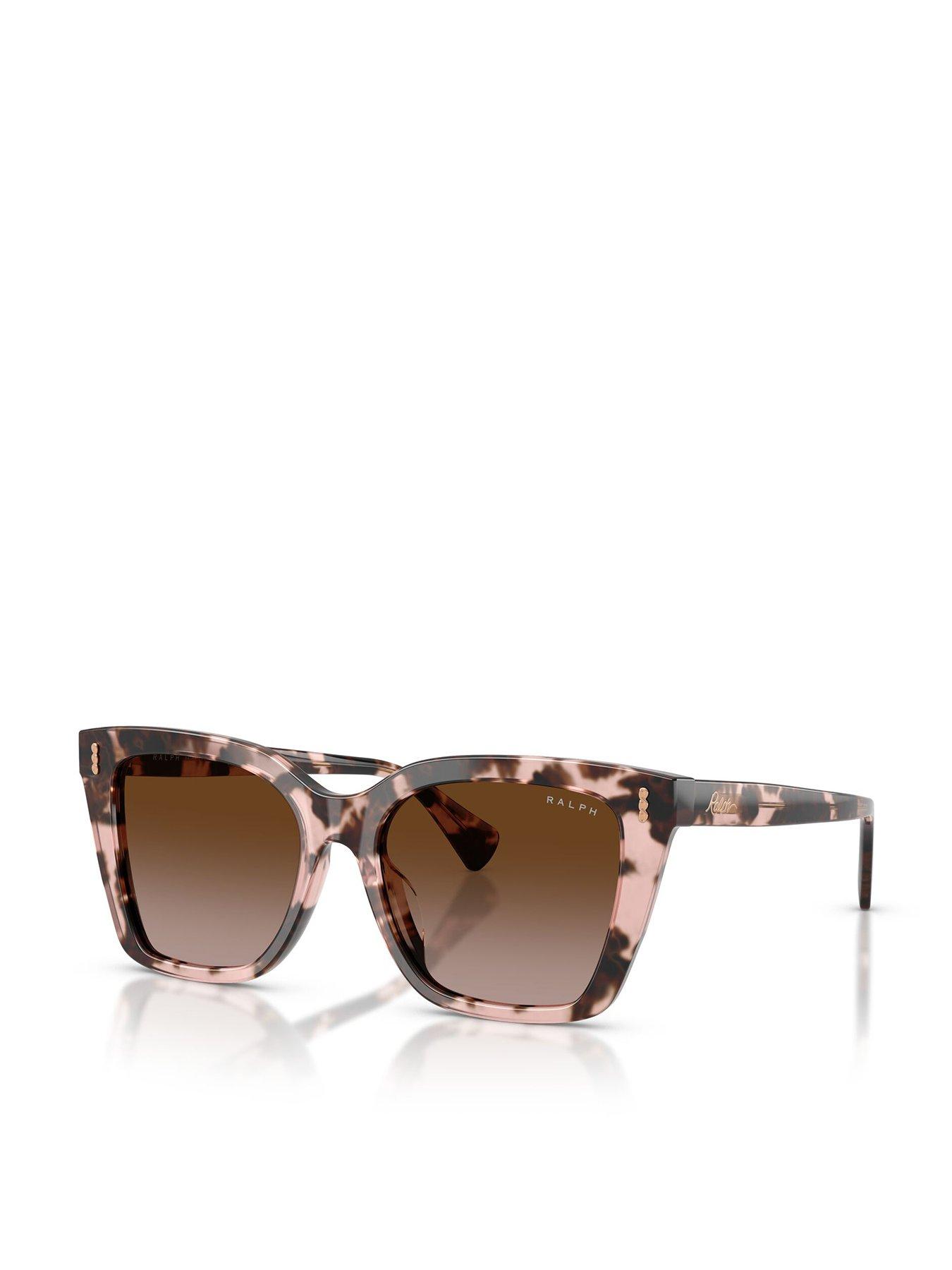 Ralph Square Sunglasses- Contrast Havana- 0ra5349u