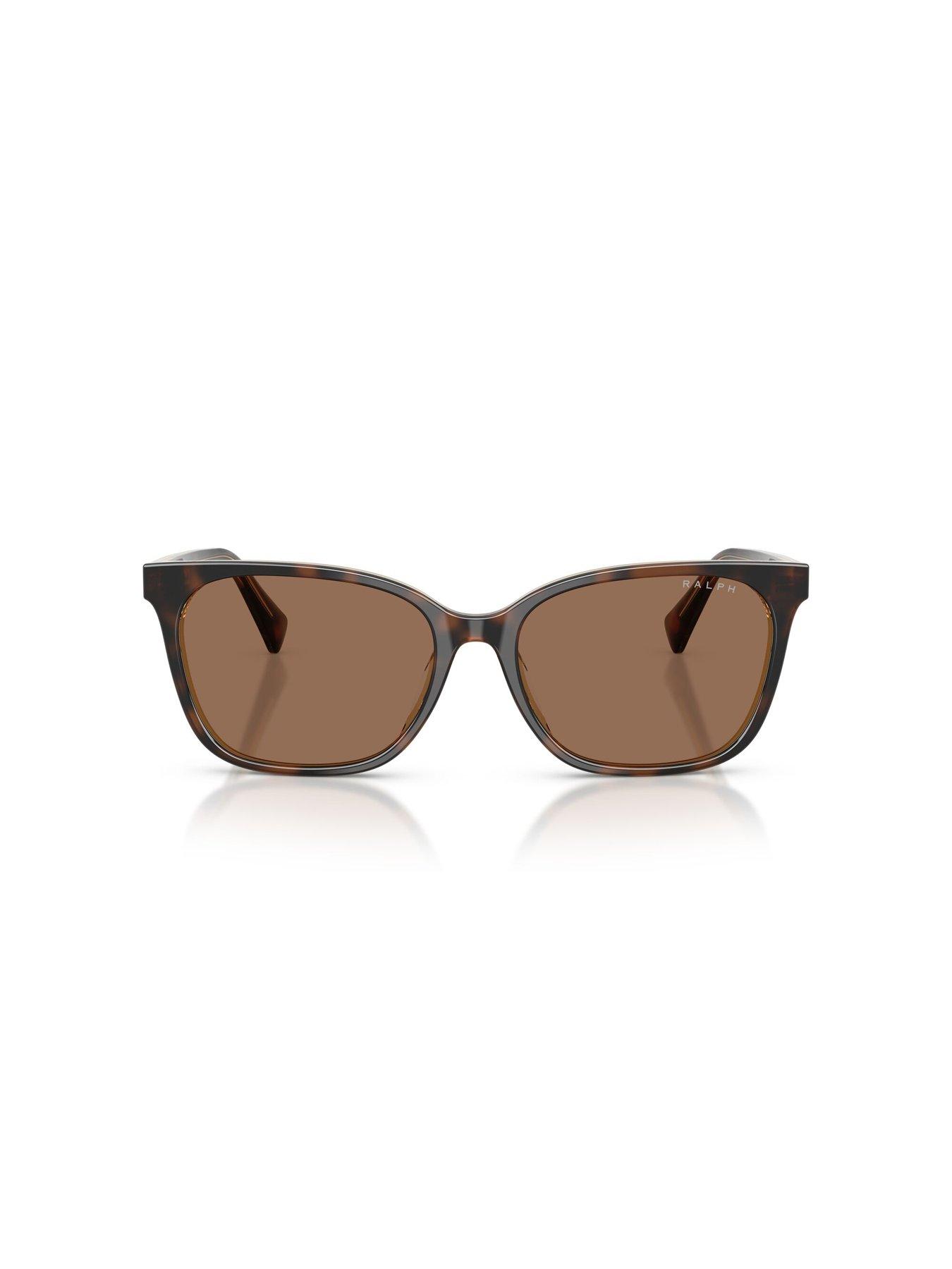  image of ralph-sqaure-thin-frame-sunglasses--brown--0ra5349u