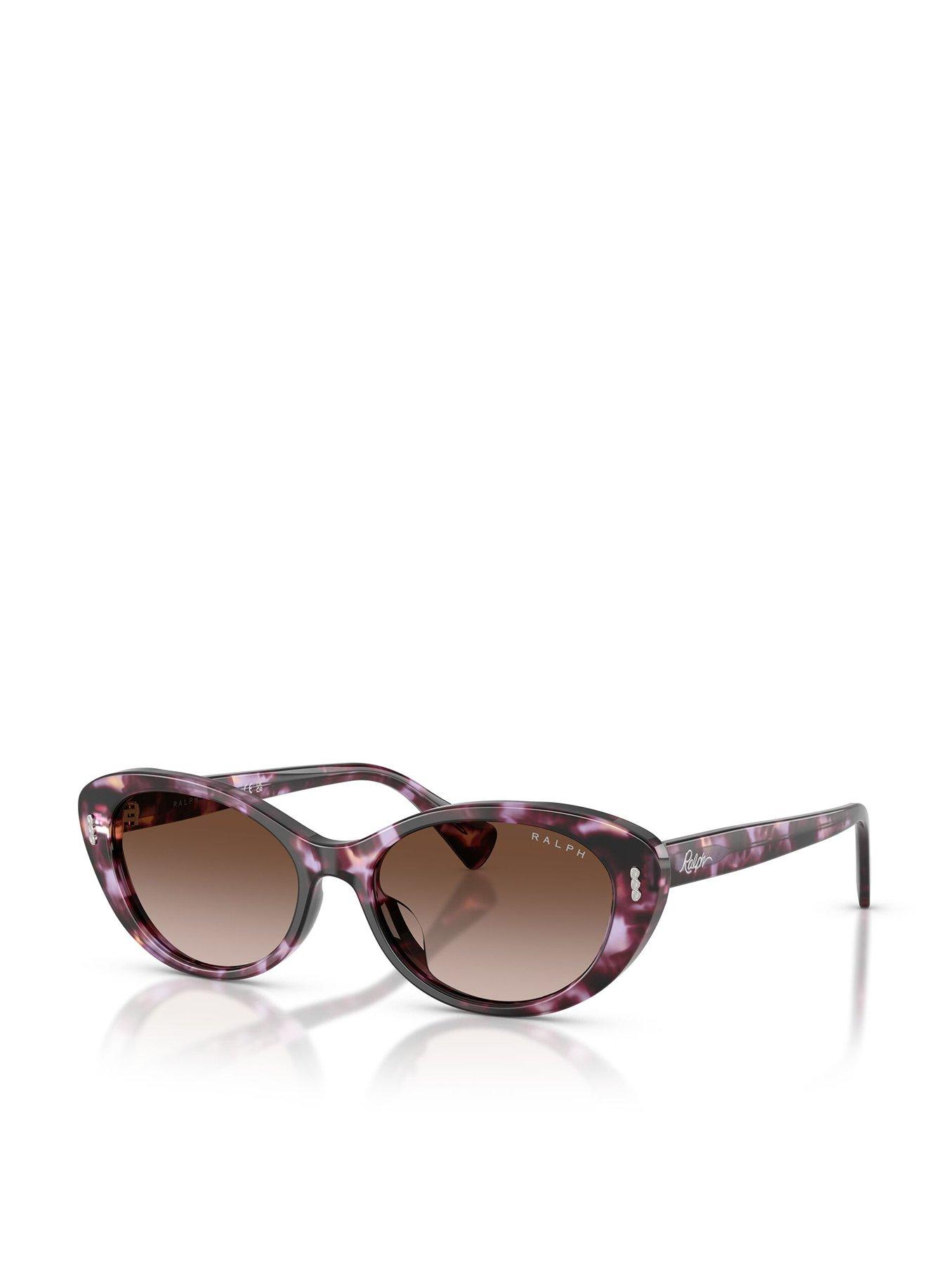 Ralph Cat Eye Sunglasses- Purple Havana- 0ra5350u