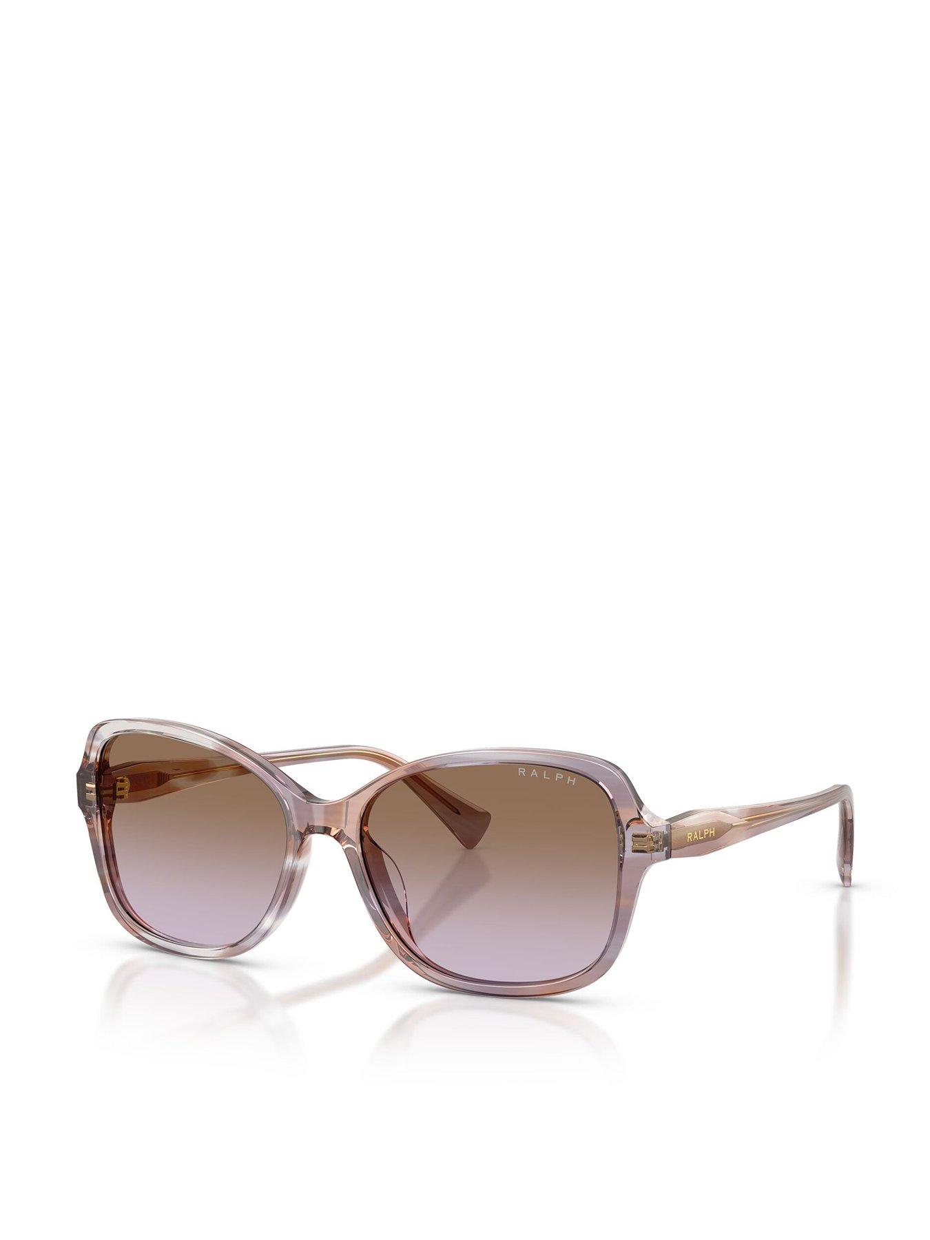 Ralph Subtle Cat Eye Sunglasses- Translucent Frame- 0ra5351u