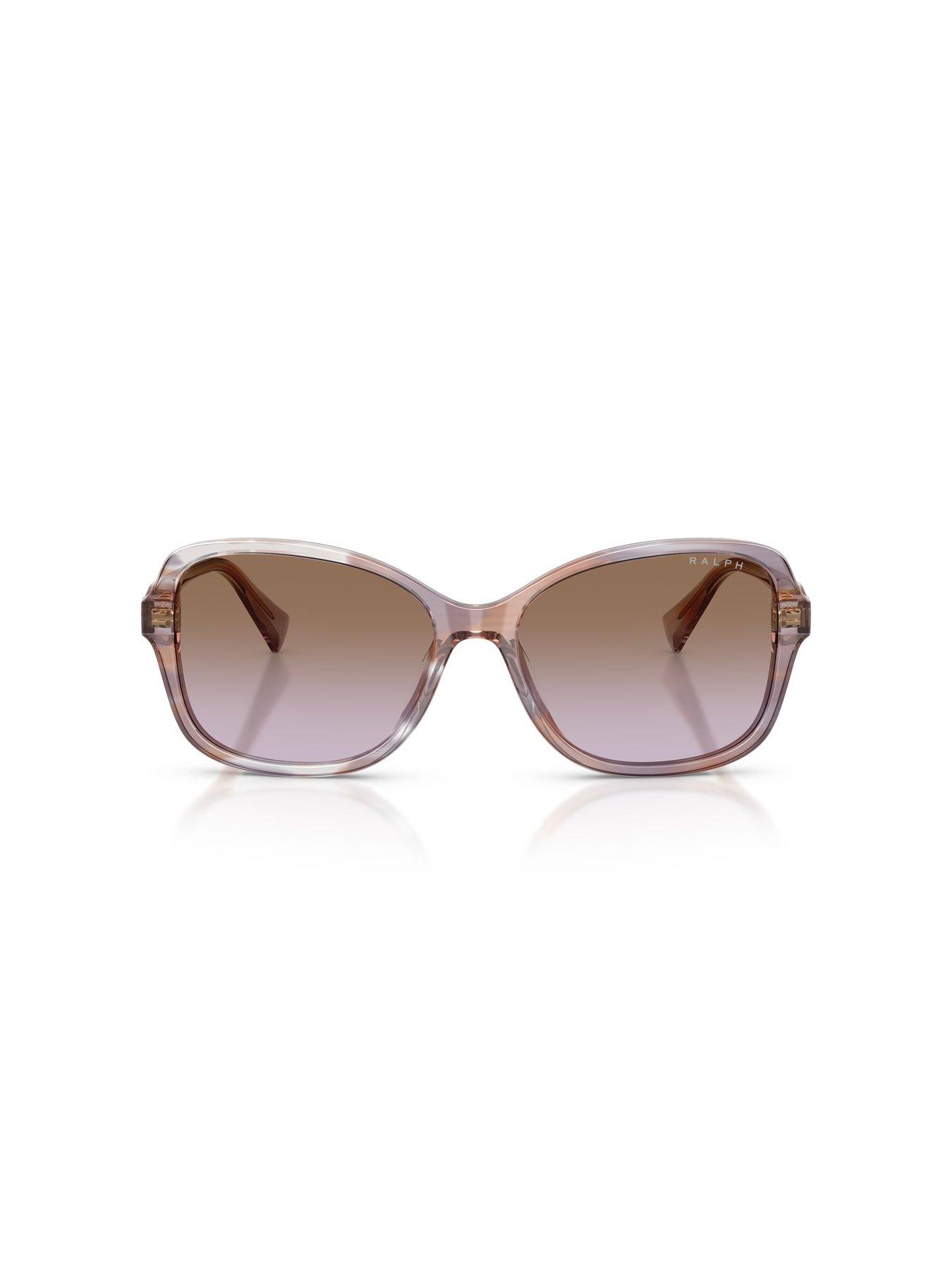  image of ralph-subtle-cat-eye-sunglasses--translucent-frame--0ra5351u