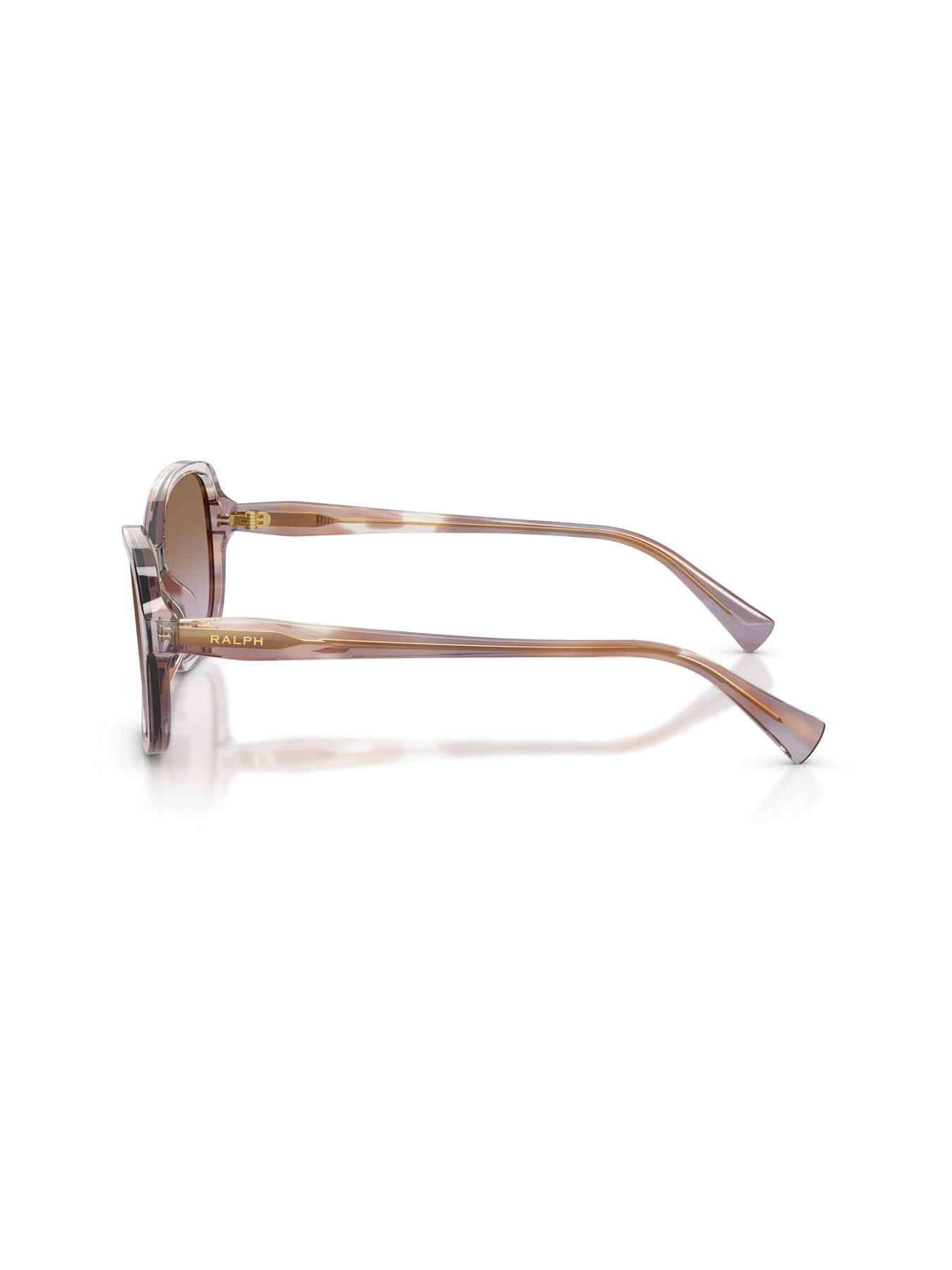  image of ralph-subtle-cat-eye-sunglasses--translucent-frame--0ra5351u