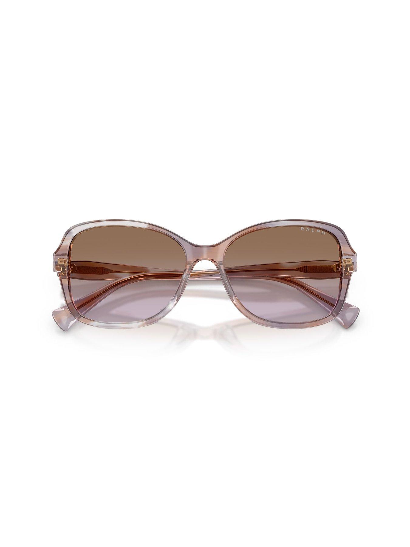  image of ralph-subtle-cat-eye-sunglasses--translucent-frame--0ra5351u