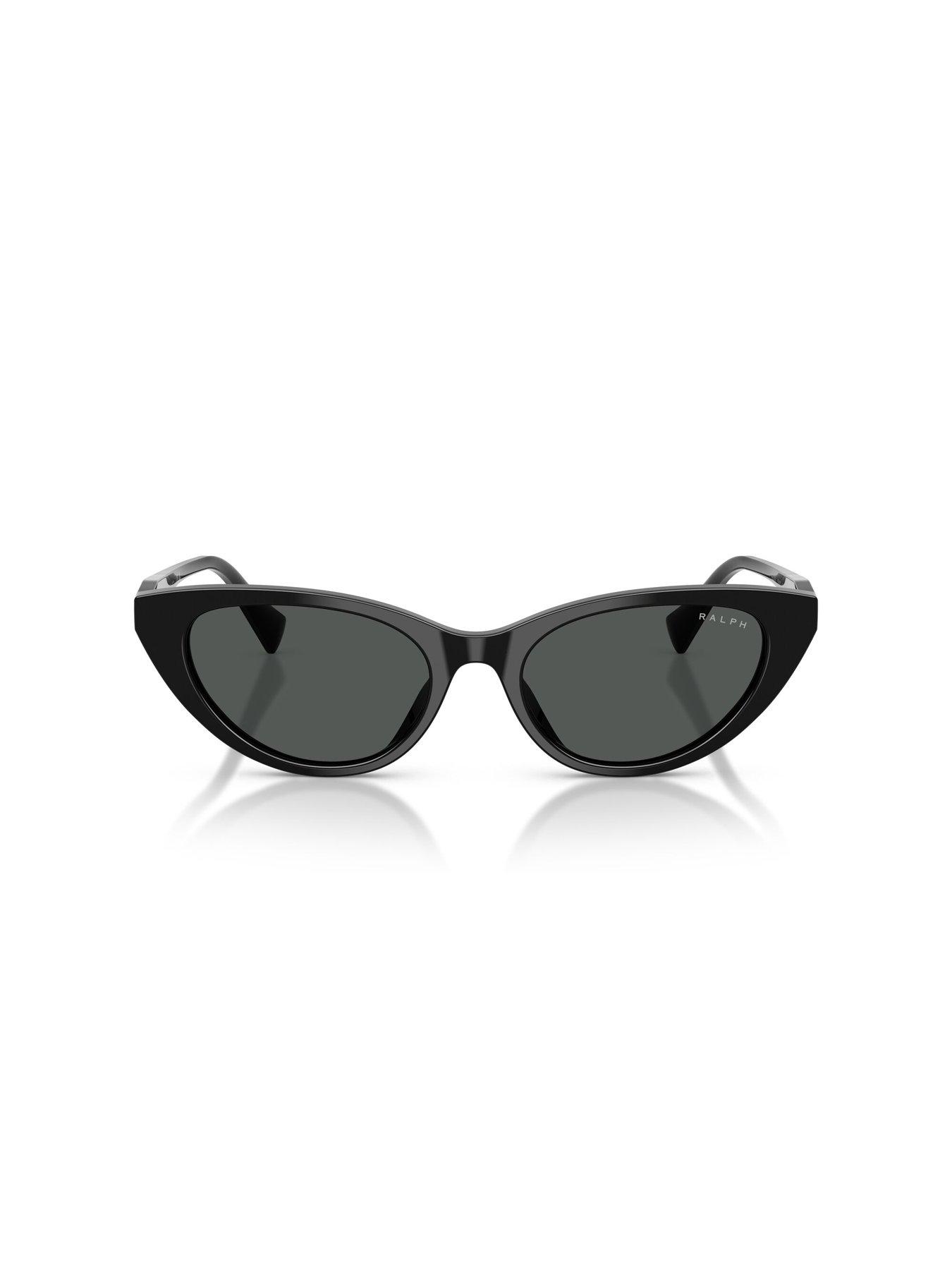 Image 2 of 5 of Ralph Cat Eye Sungnlasses- Black- 0ra5352u