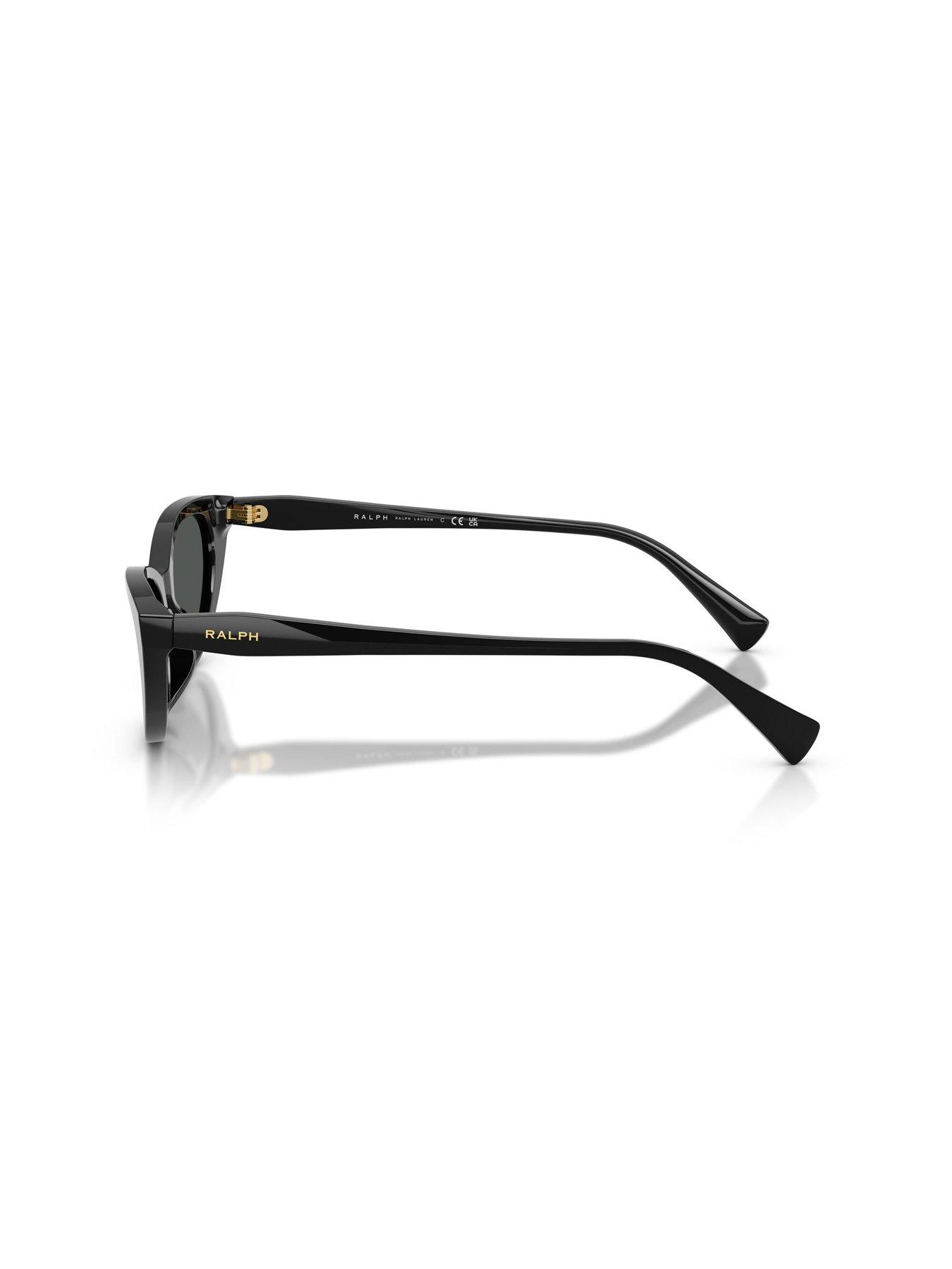 Image 3 of 5 of Ralph Cat Eye Sungnlasses- Black- 0ra5352u