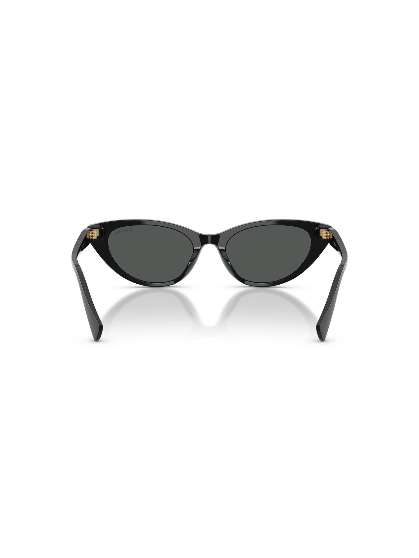 Image 5 of 5 of Ralph Cat Eye Sungnlasses- Black- 0ra5352u