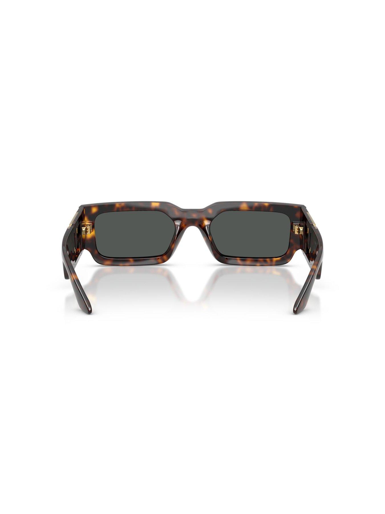  image of versace-thick-frame-versace-sunglasses--dark-havana