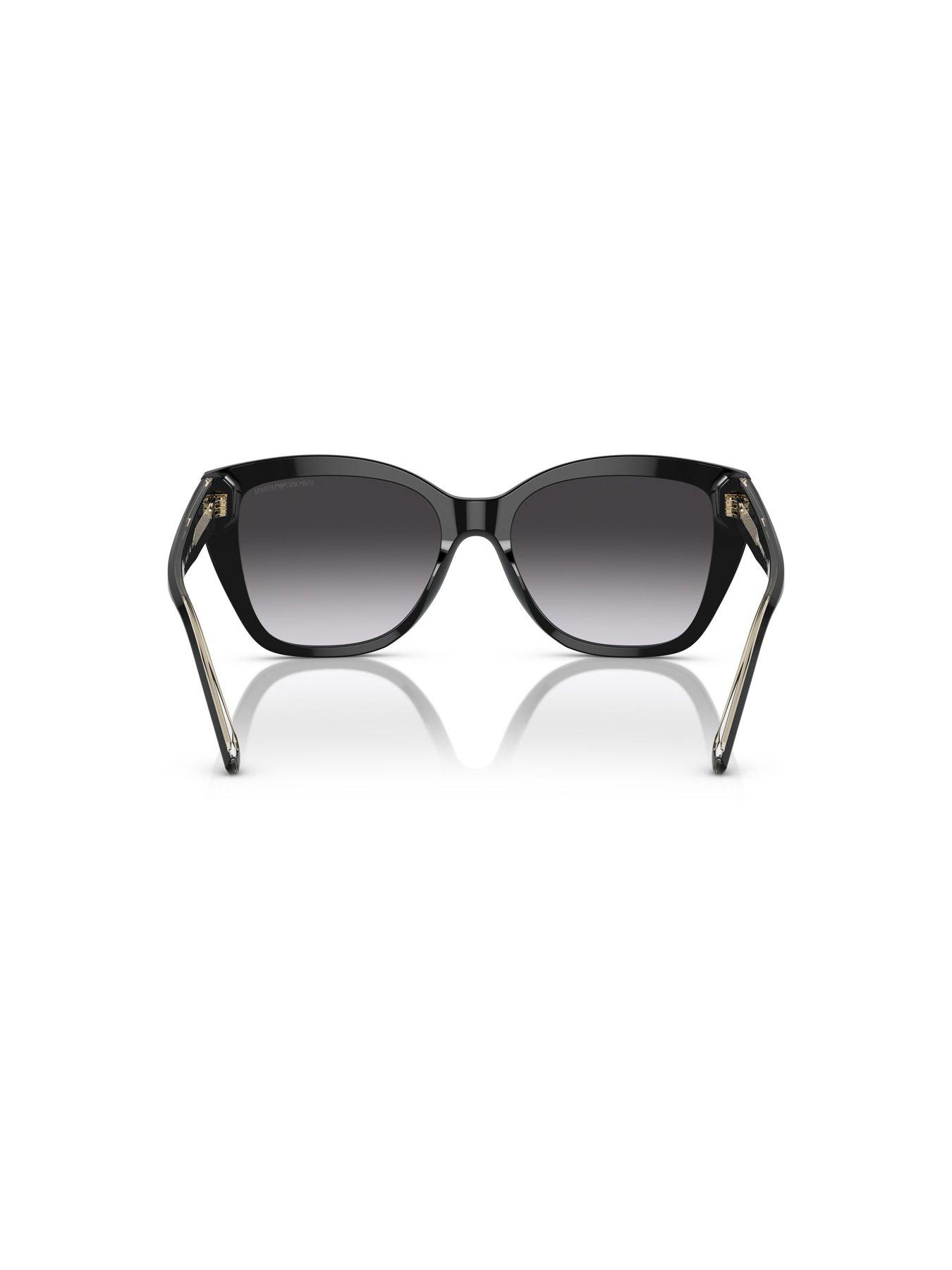 Image 5 of 5 of Emporio Armani Classic Square Sunglasses - Black