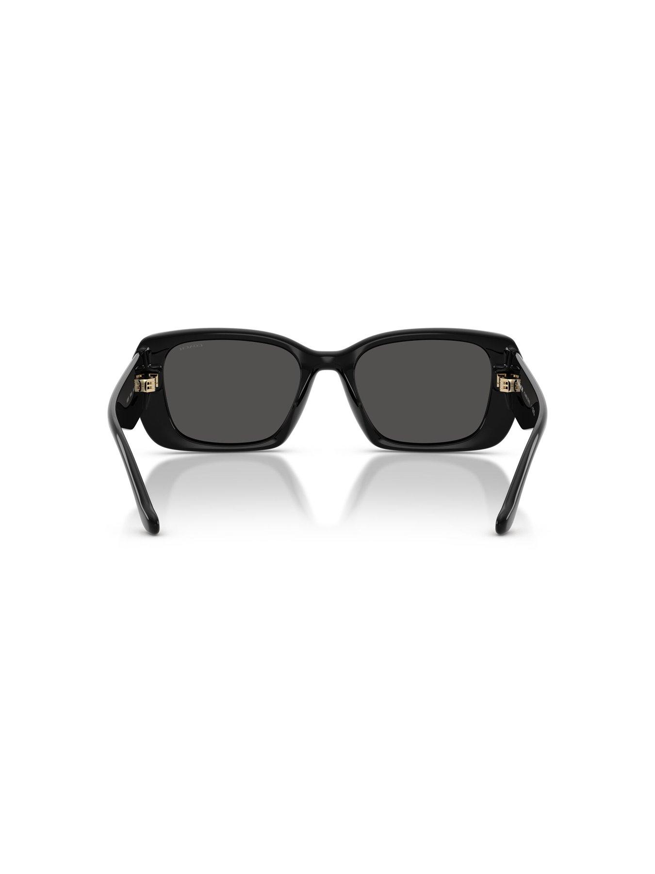  image of coach-thick-black-frame-shallow-sunglasses-0hc8271u