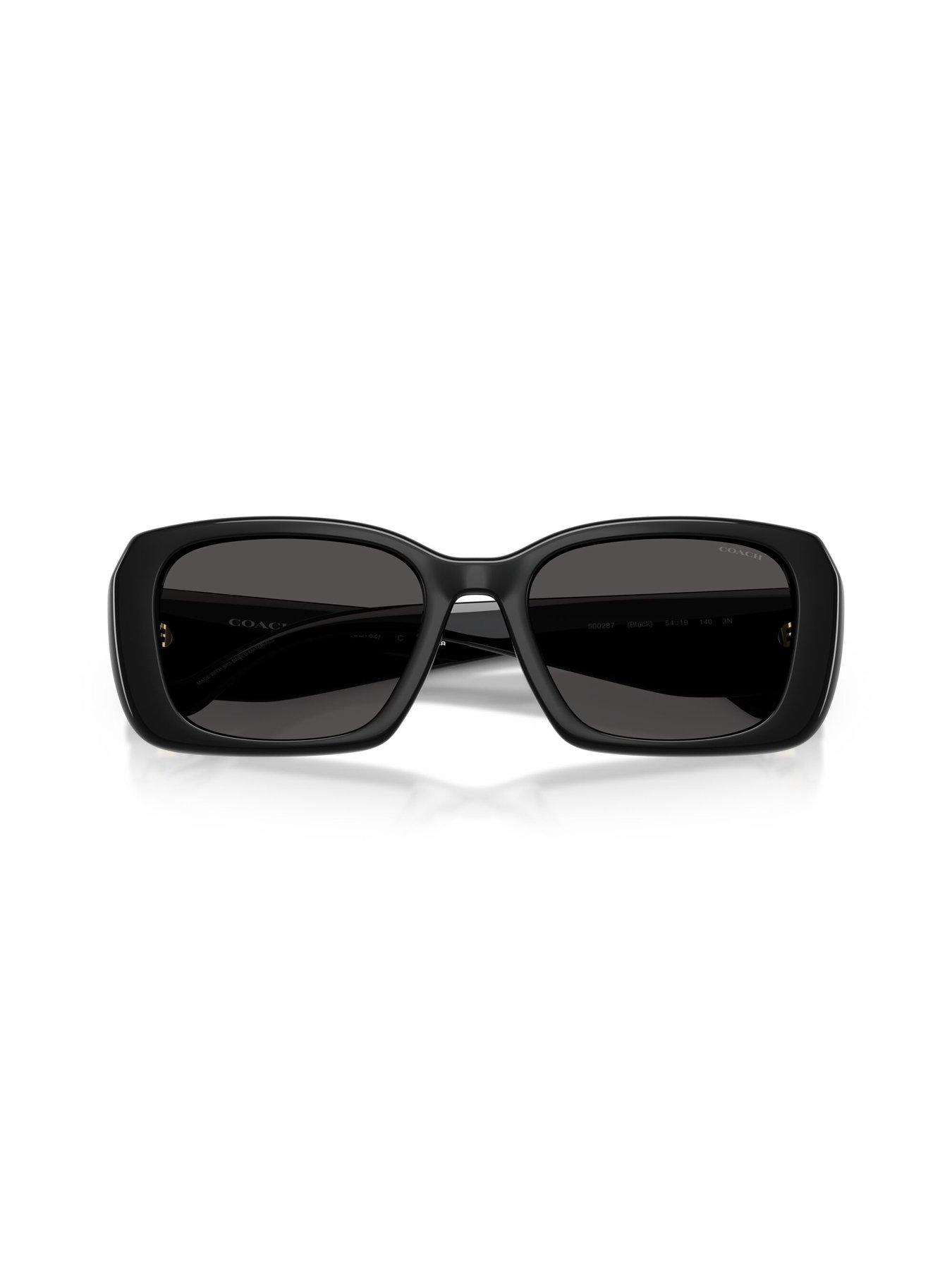  image of coach-thick-black-frame-shallow-sunglasses-0hc8271u