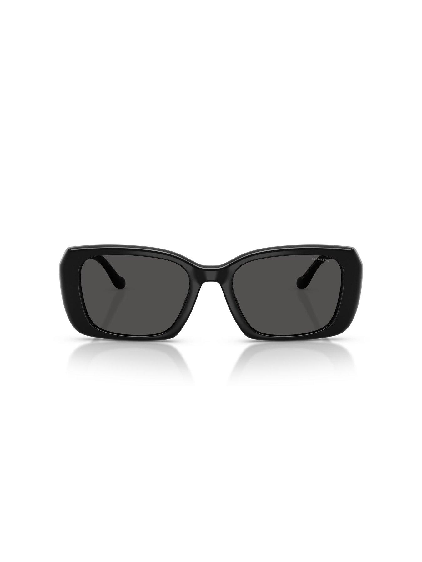  image of coach-thick-black-frame-shallow-sunglasses-0hc8271u