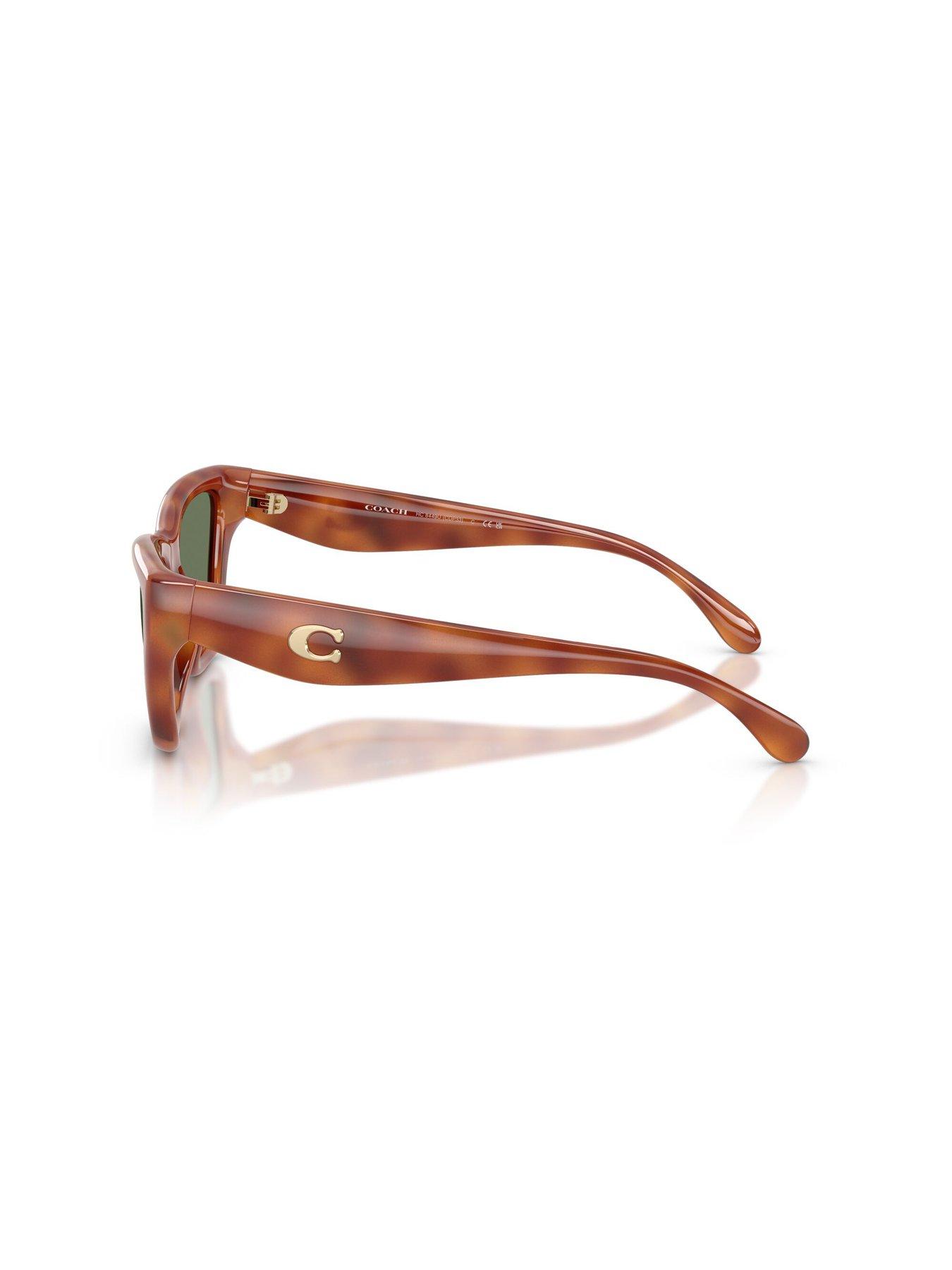 Image 2 of 5 of COACH 0Hc8449U Cat Eye Sunglasses - Tortoise